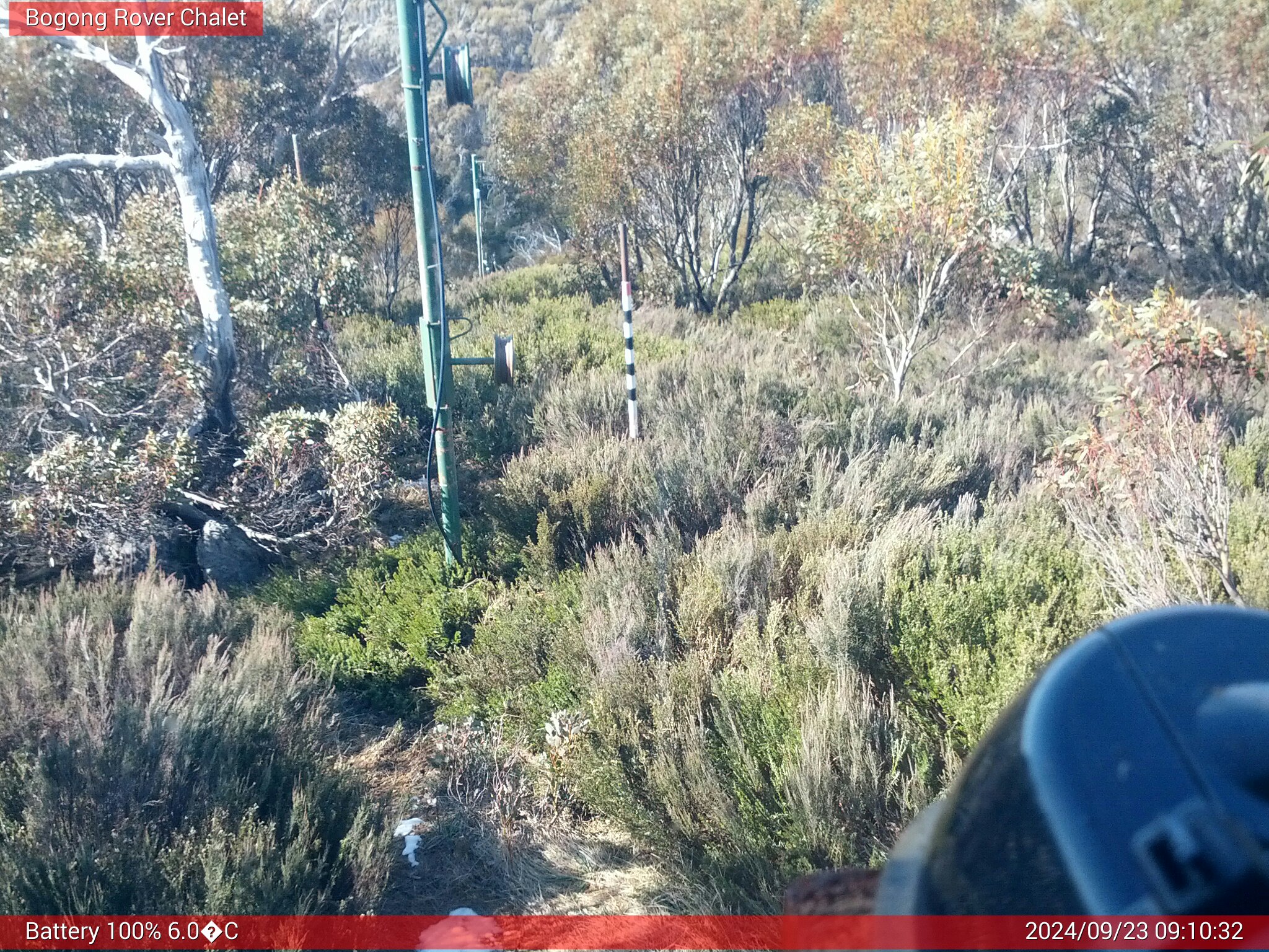 Bogong Web Cam 9:10am Monday 23rd of September 2024