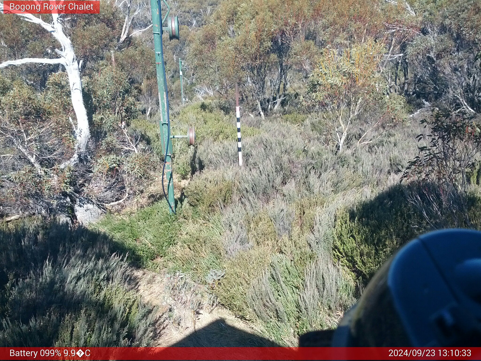 Bogong Web Cam 1:10pm Monday 23rd of September 2024