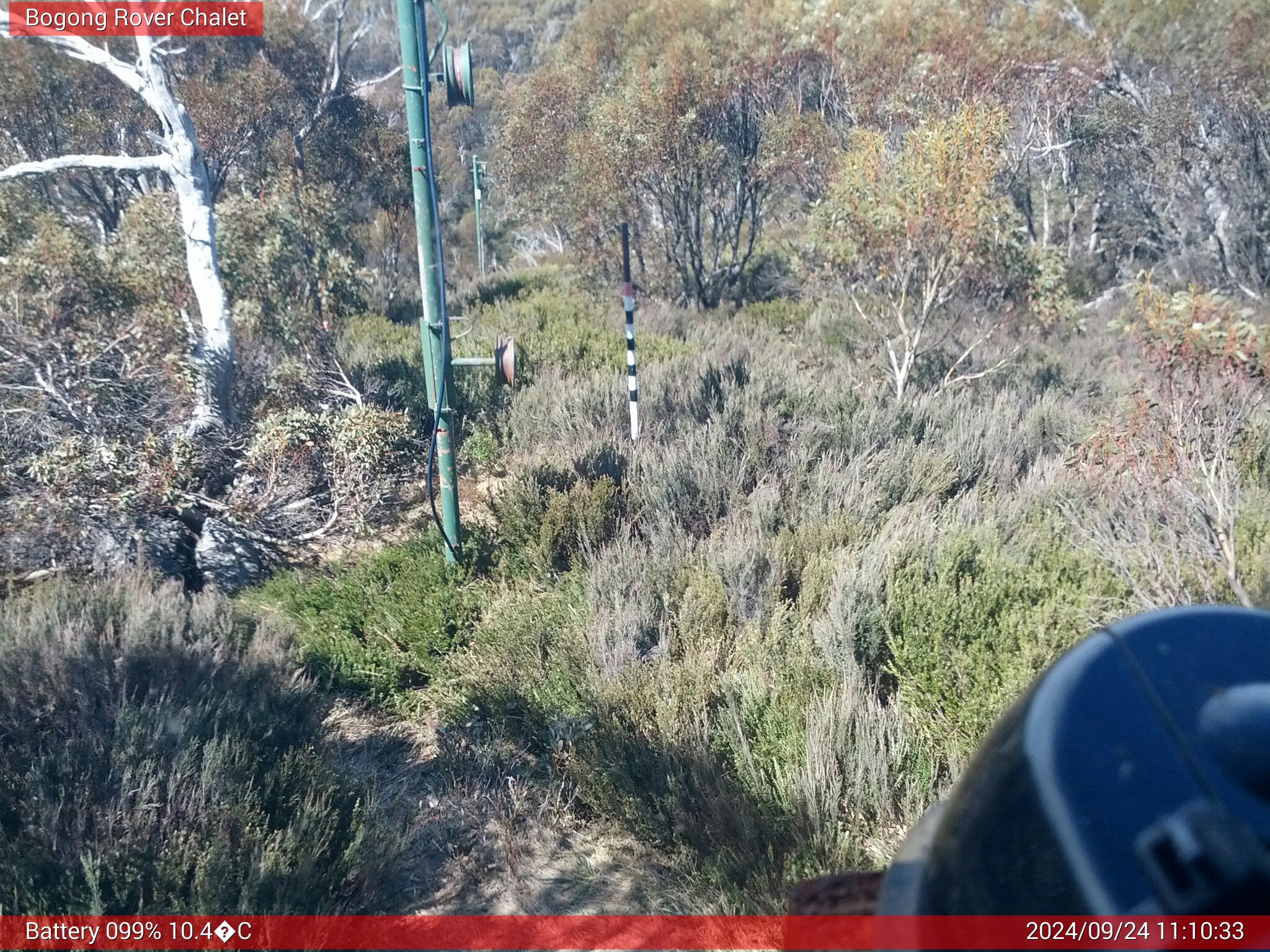 Bogong Web Cam 11:10am Tuesday 24th of September 2024