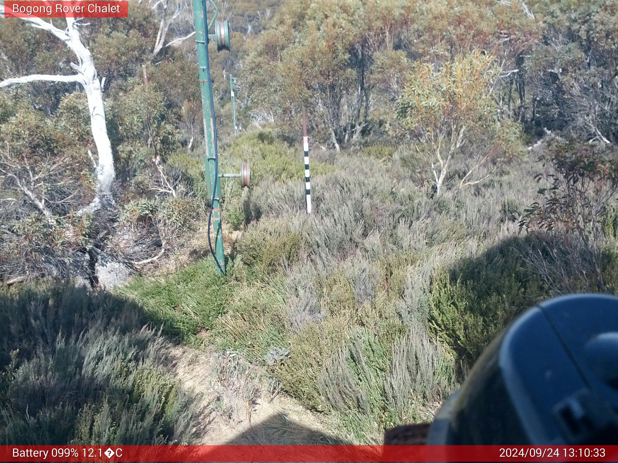 Bogong Web Cam 1:10pm Tuesday 24th of September 2024