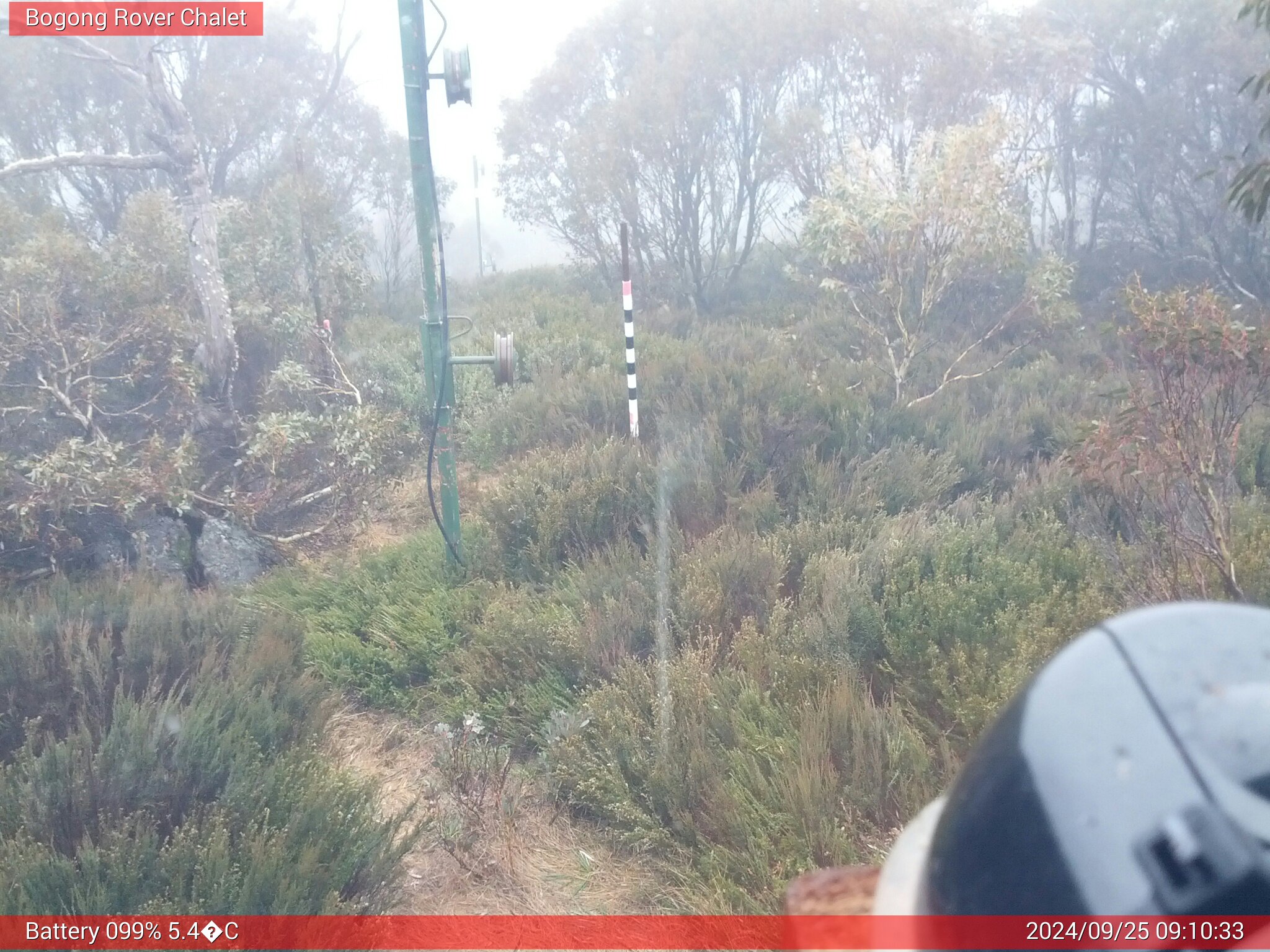 Bogong Web Cam 9:10am Wednesday 25th of September 2024