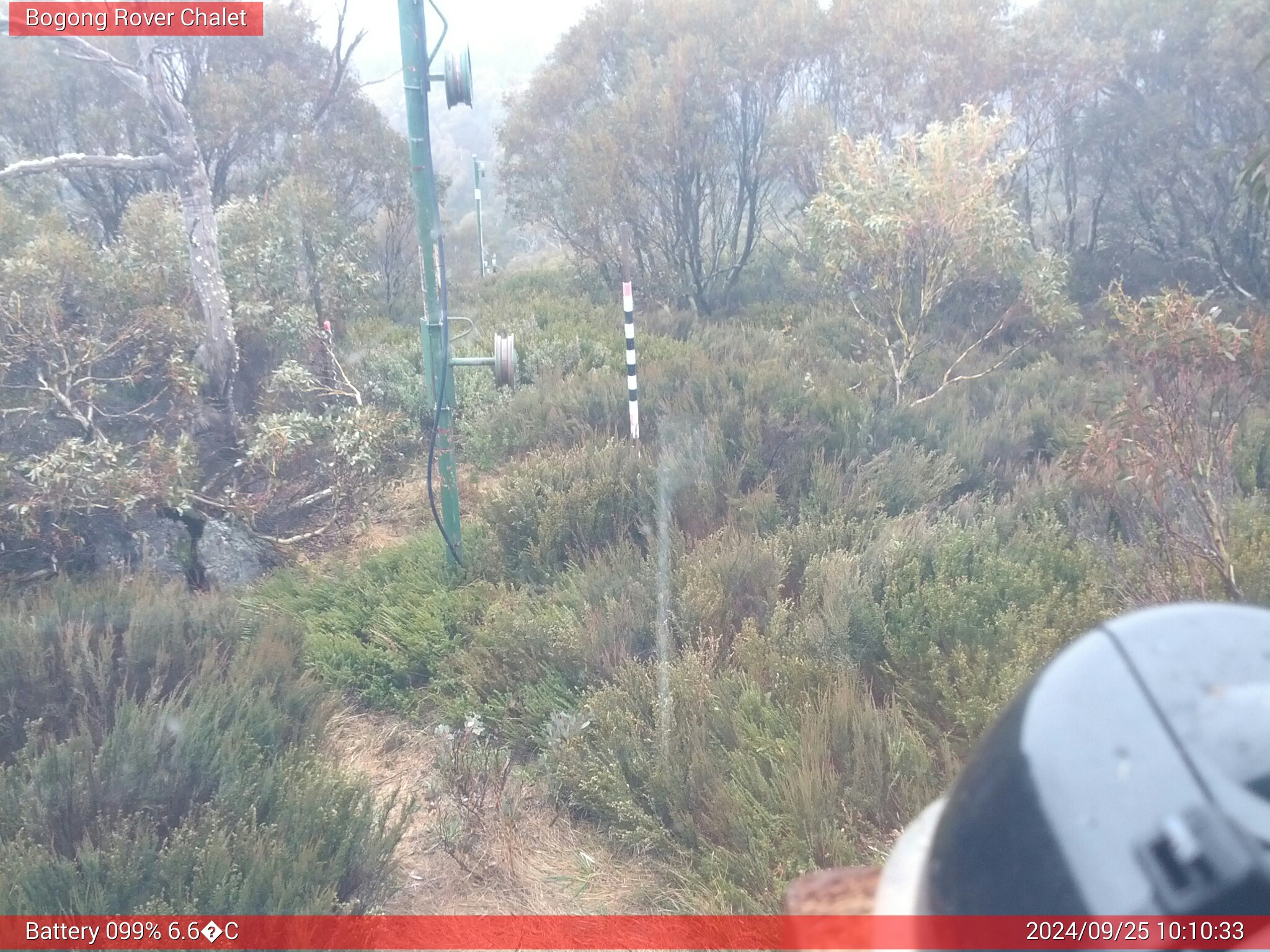 Bogong Web Cam 10:10am Wednesday 25th of September 2024