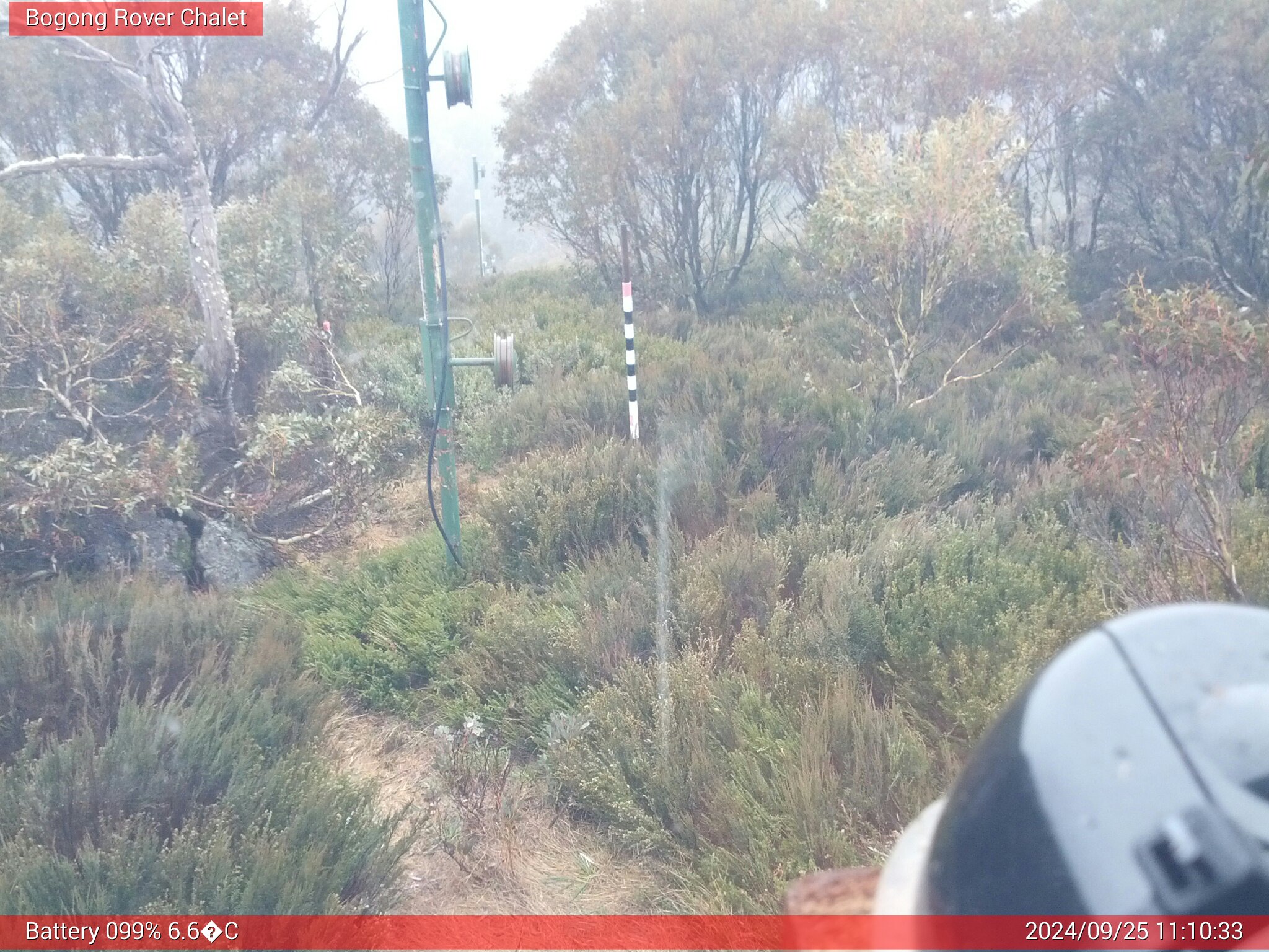 Bogong Web Cam 11:10am Wednesday 25th of September 2024