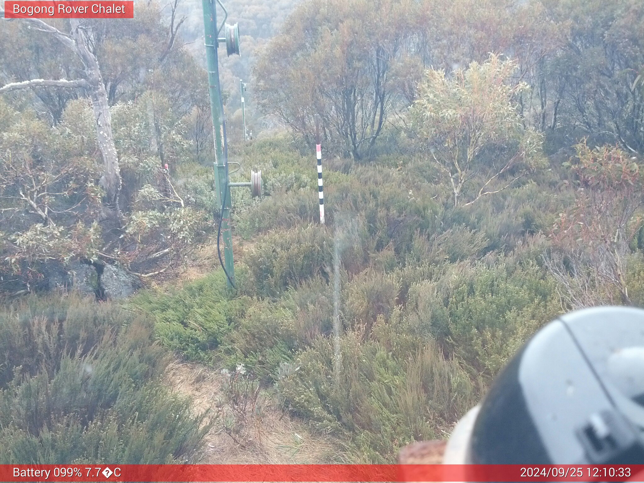 Bogong Web Cam 12:10pm Wednesday 25th of September 2024