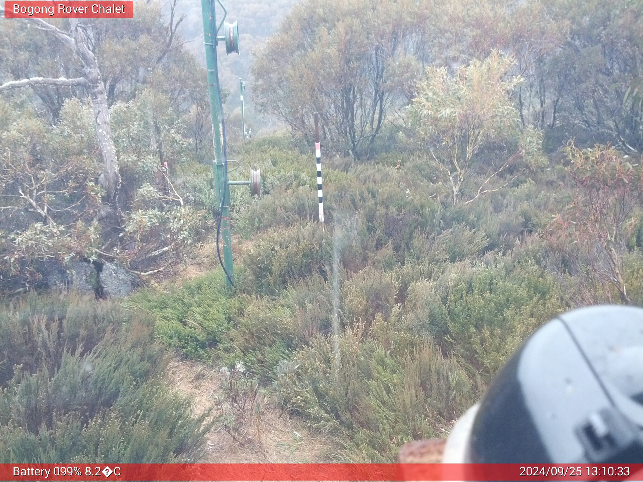 Bogong Web Cam 1:10pm Wednesday 25th of September 2024