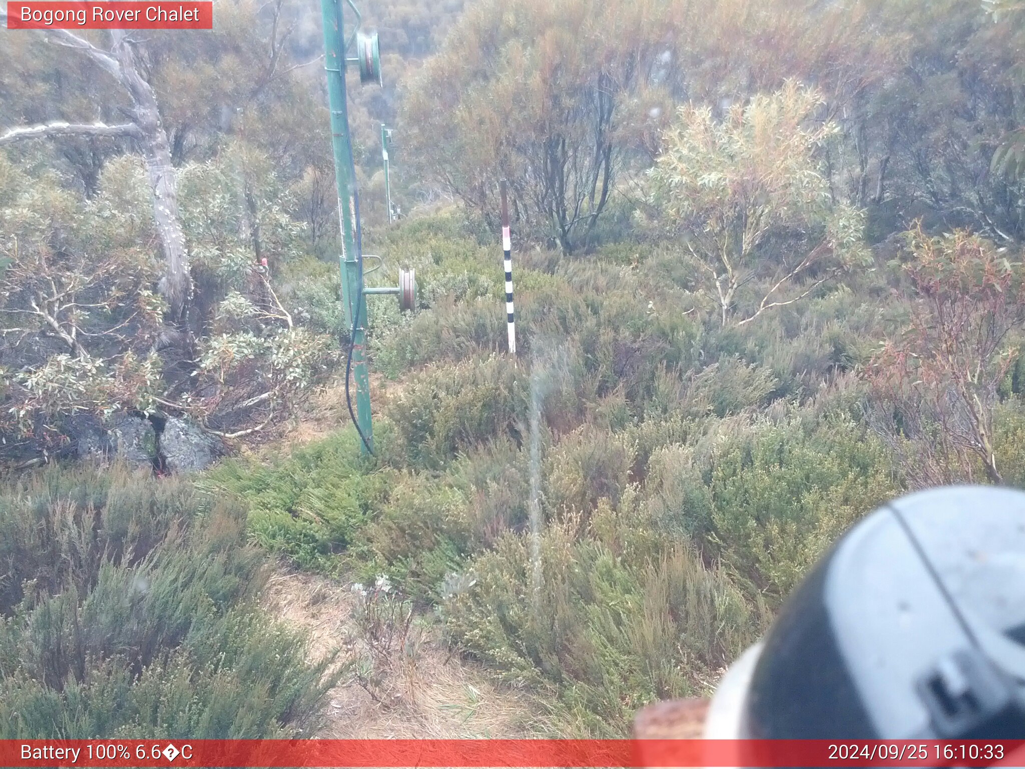 Bogong Web Cam 4:10pm Wednesday 25th of September 2024