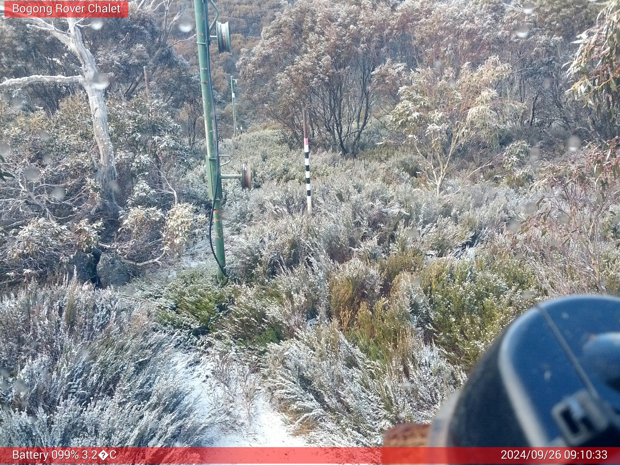 Bogong Web Cam 9:10am Thursday 26th of September 2024