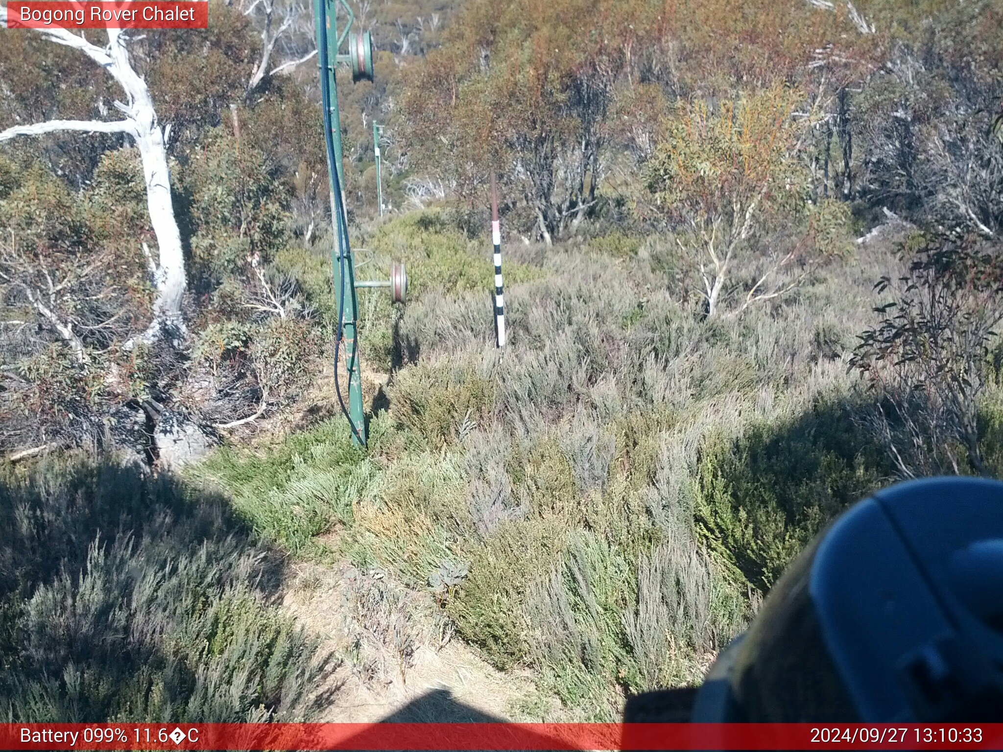 Bogong Web Cam 1:10pm Friday 27th of September 2024