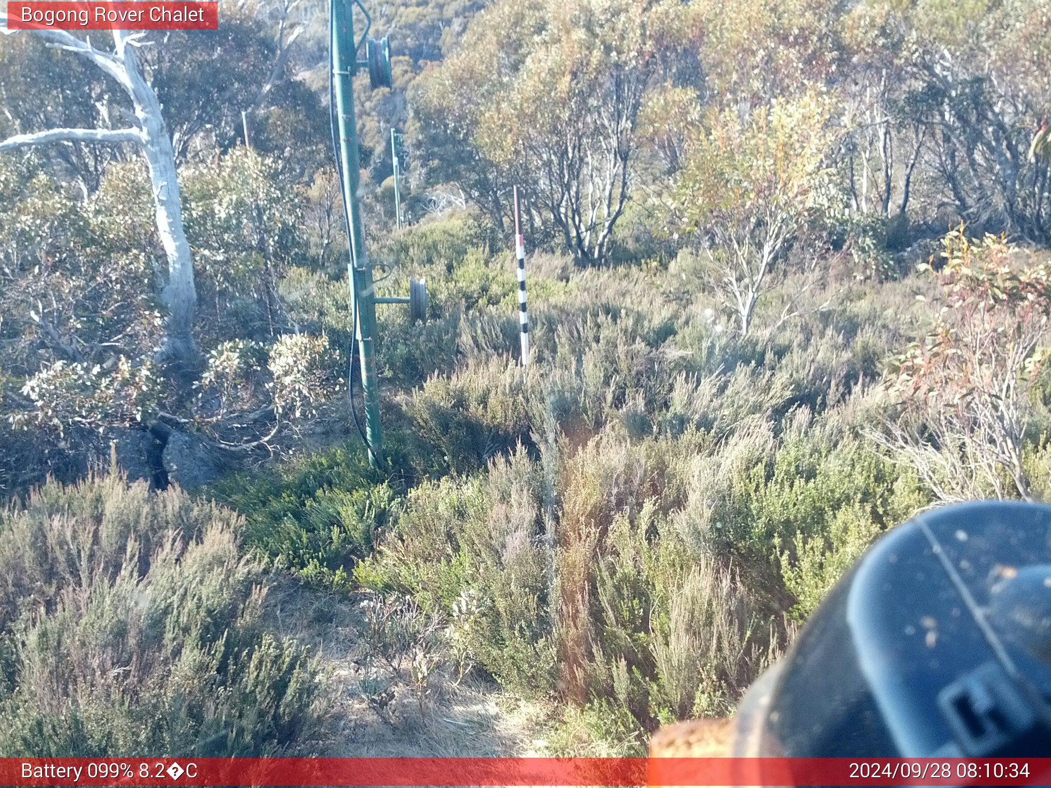 Bogong Web Cam 8:10am Saturday 28th of September 2024