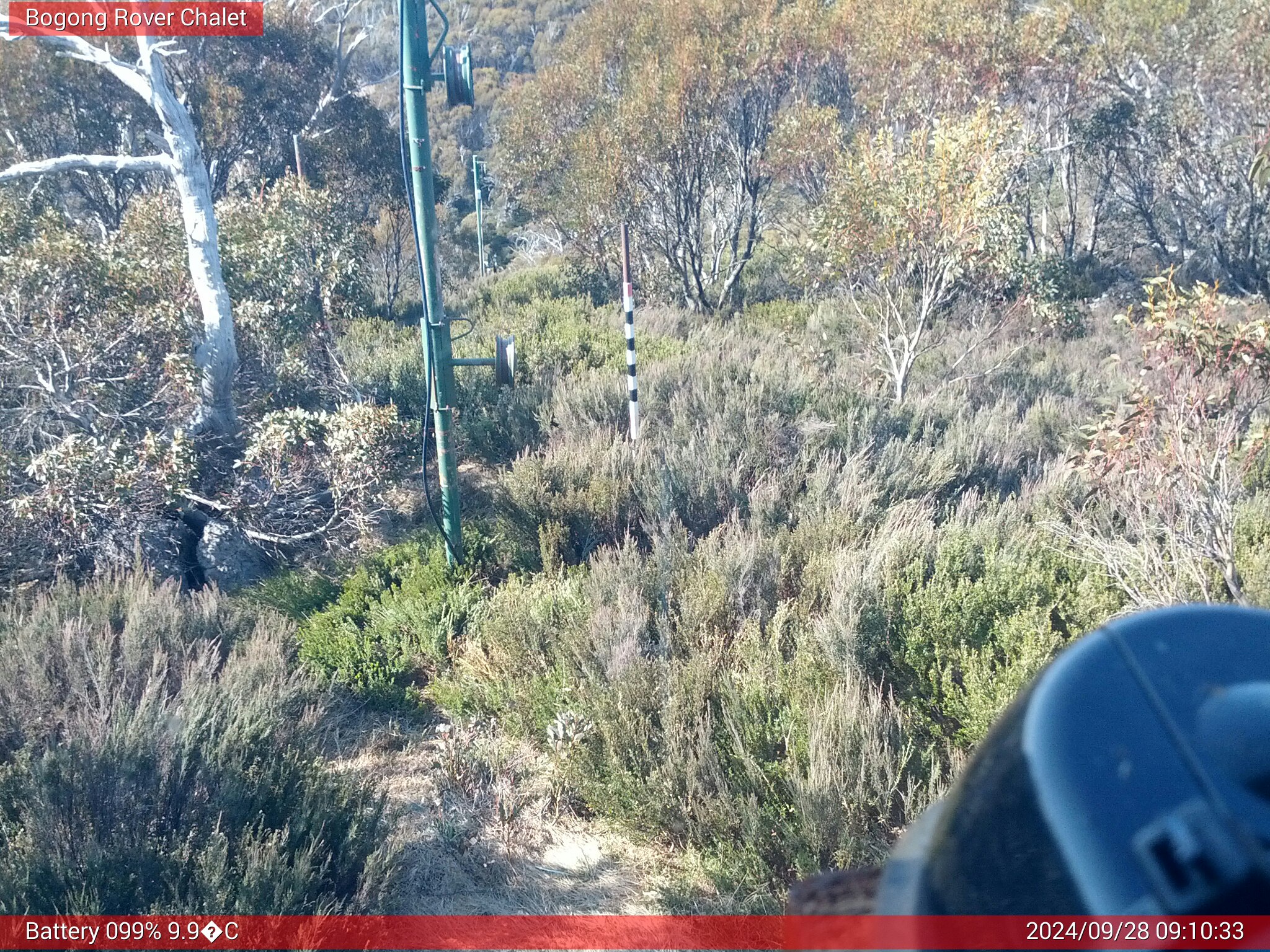 Bogong Web Cam 9:10am Saturday 28th of September 2024