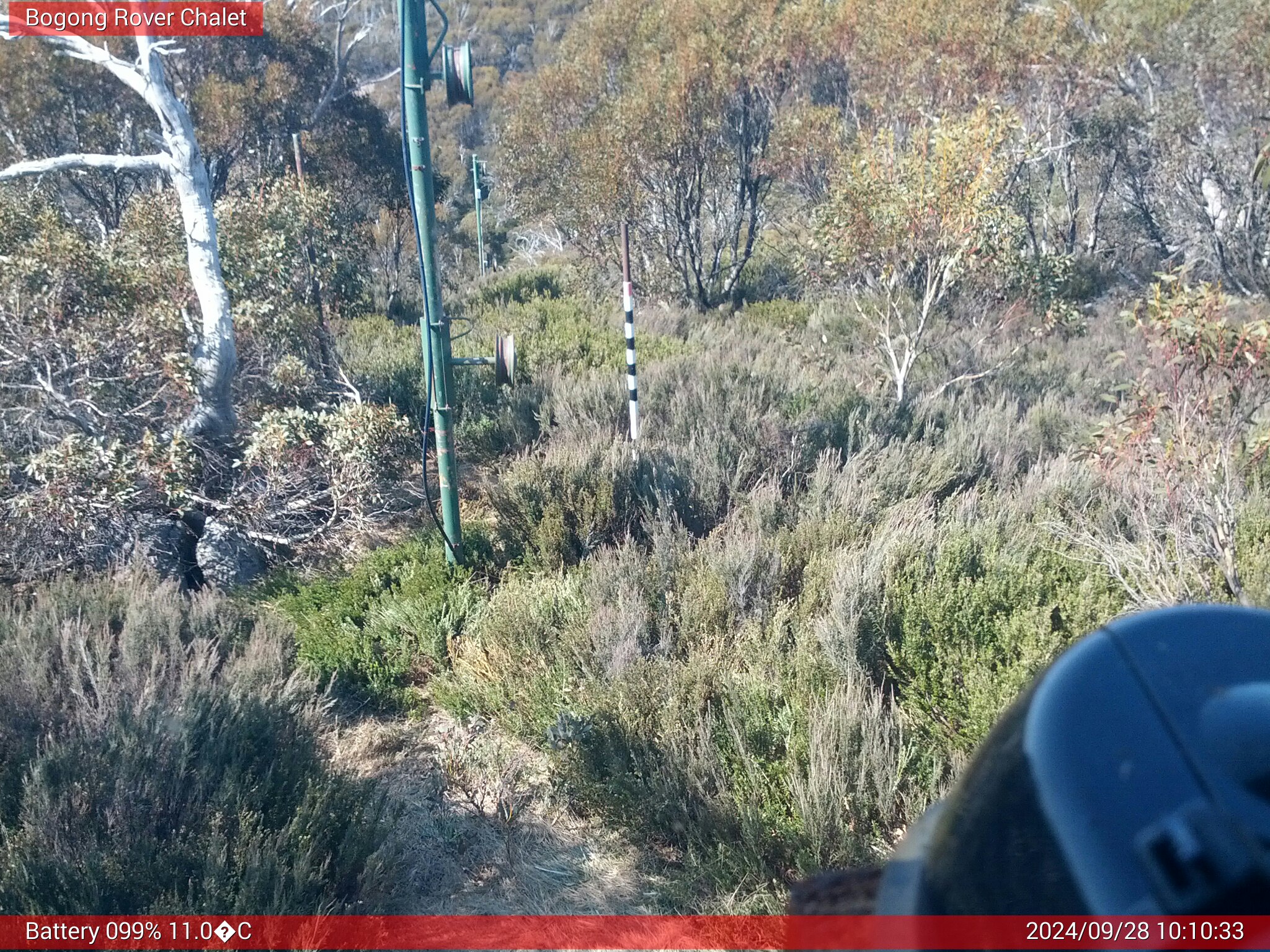 Bogong Web Cam 10:10am Saturday 28th of September 2024