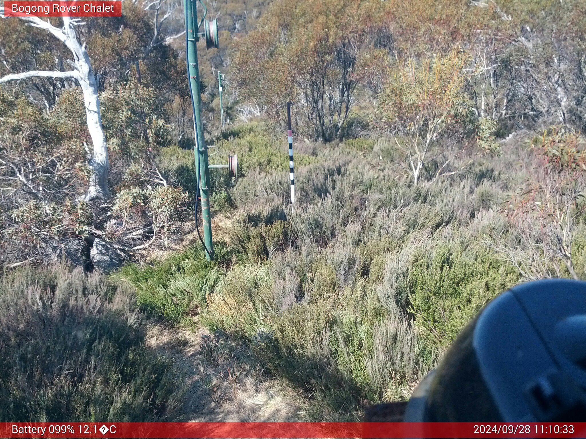 Bogong Web Cam 11:10am Saturday 28th of September 2024