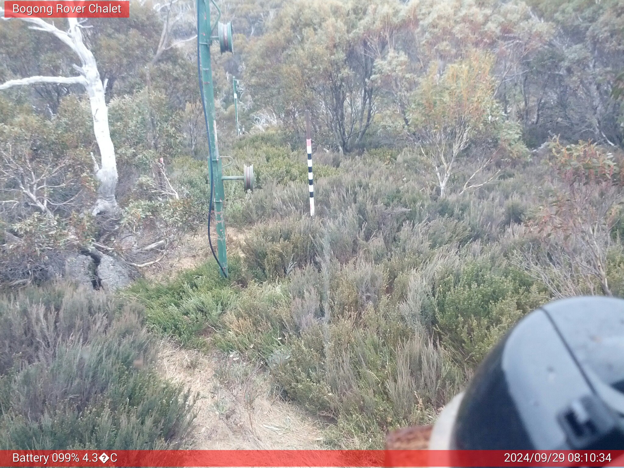 Bogong Web Cam 8:10am Sunday 29th of September 2024