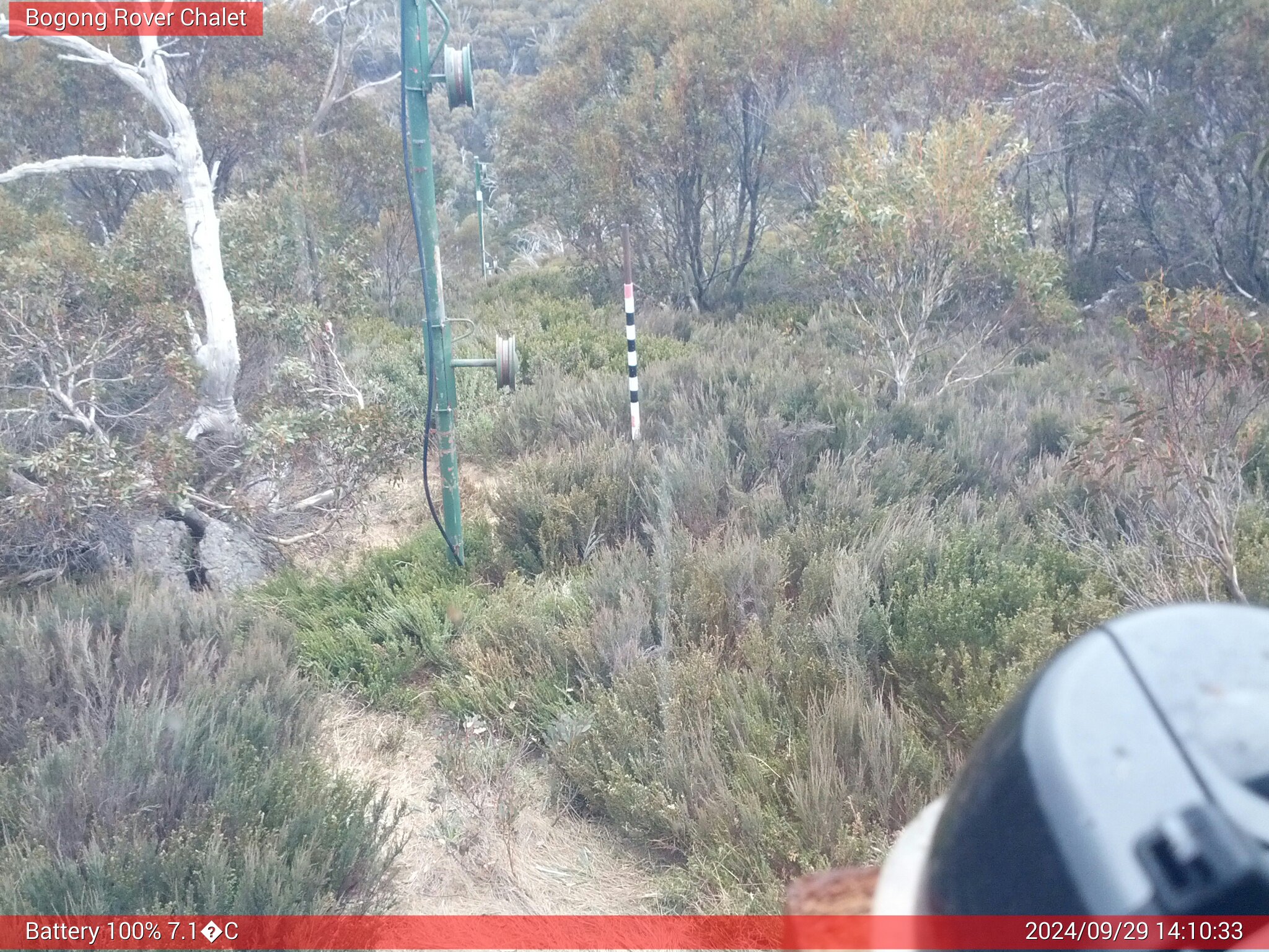 Bogong Web Cam 2:10pm Sunday 29th of September 2024