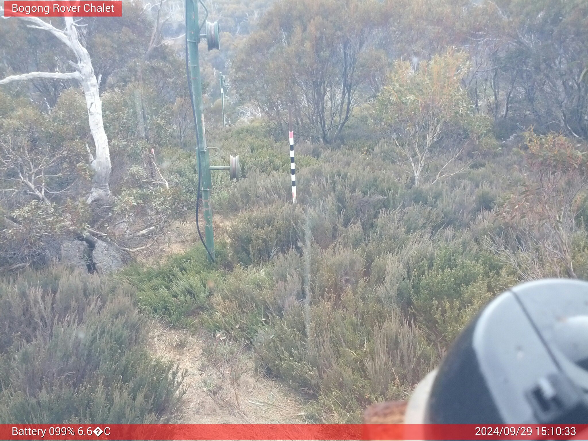 Bogong Web Cam 3:10pm Sunday 29th of September 2024