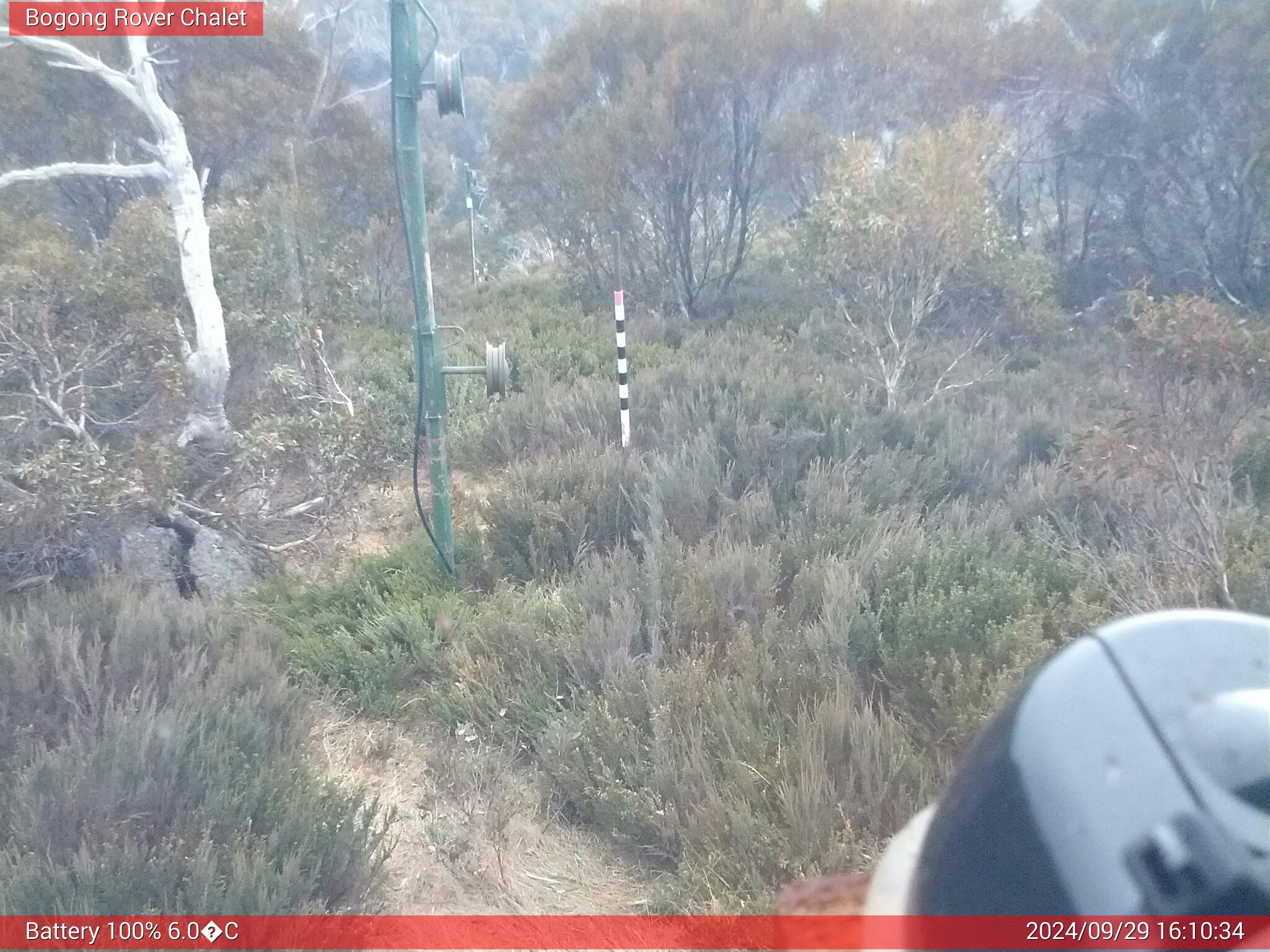 Bogong Web Cam 4:10pm Sunday 29th of September 2024