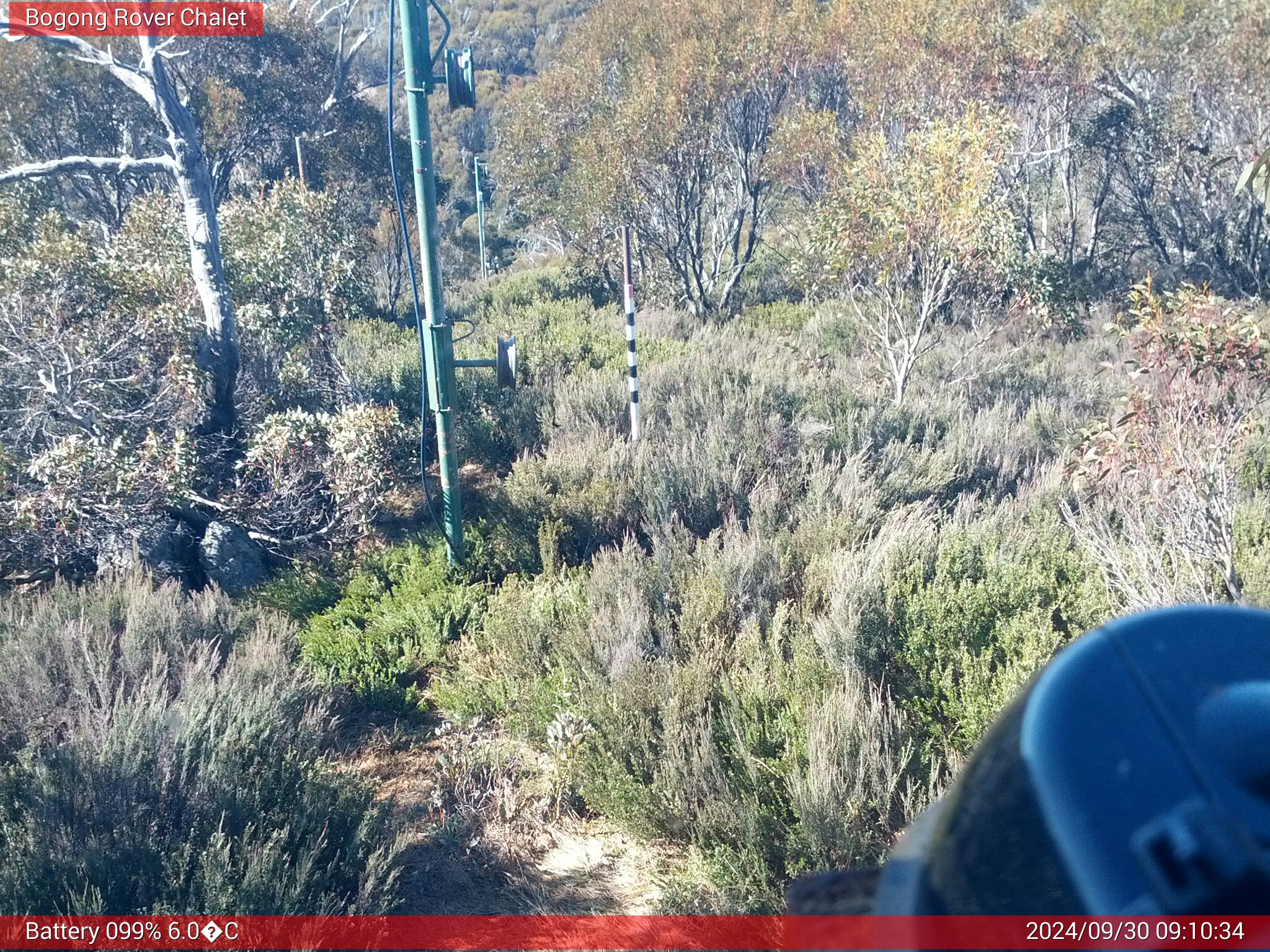 Bogong Web Cam 9:10am Monday 30th of September 2024