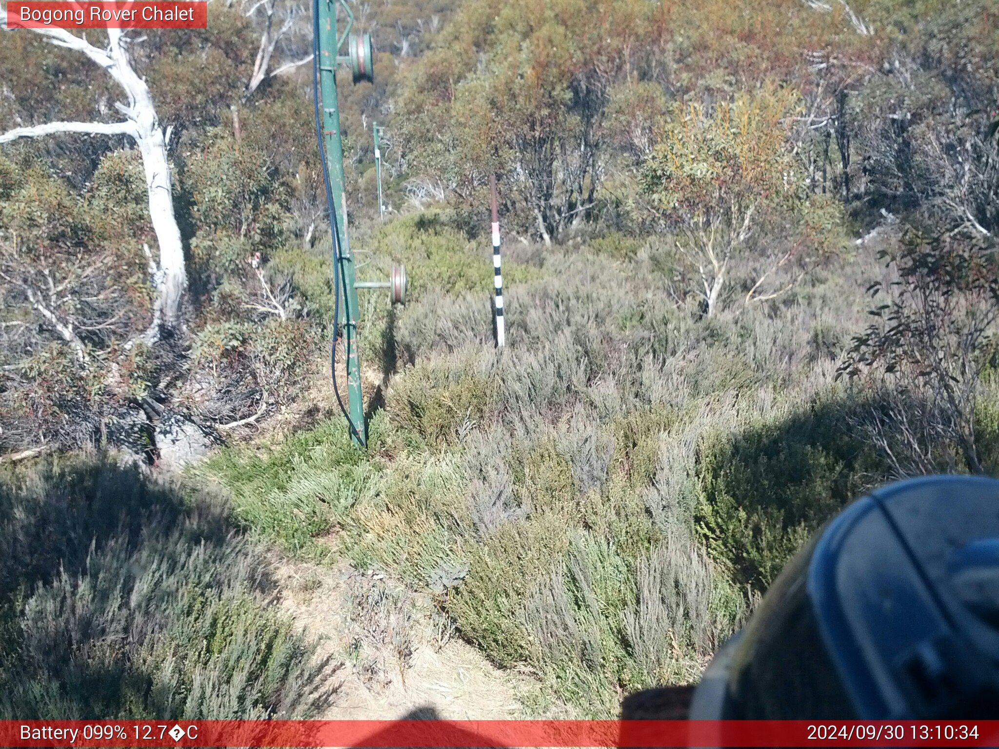 Bogong Web Cam 1:10pm Monday 30th of September 2024