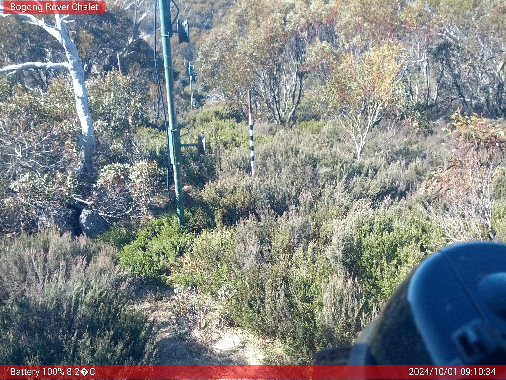 Bogong Web Cam 9:10am Tuesday 1st of October 2024