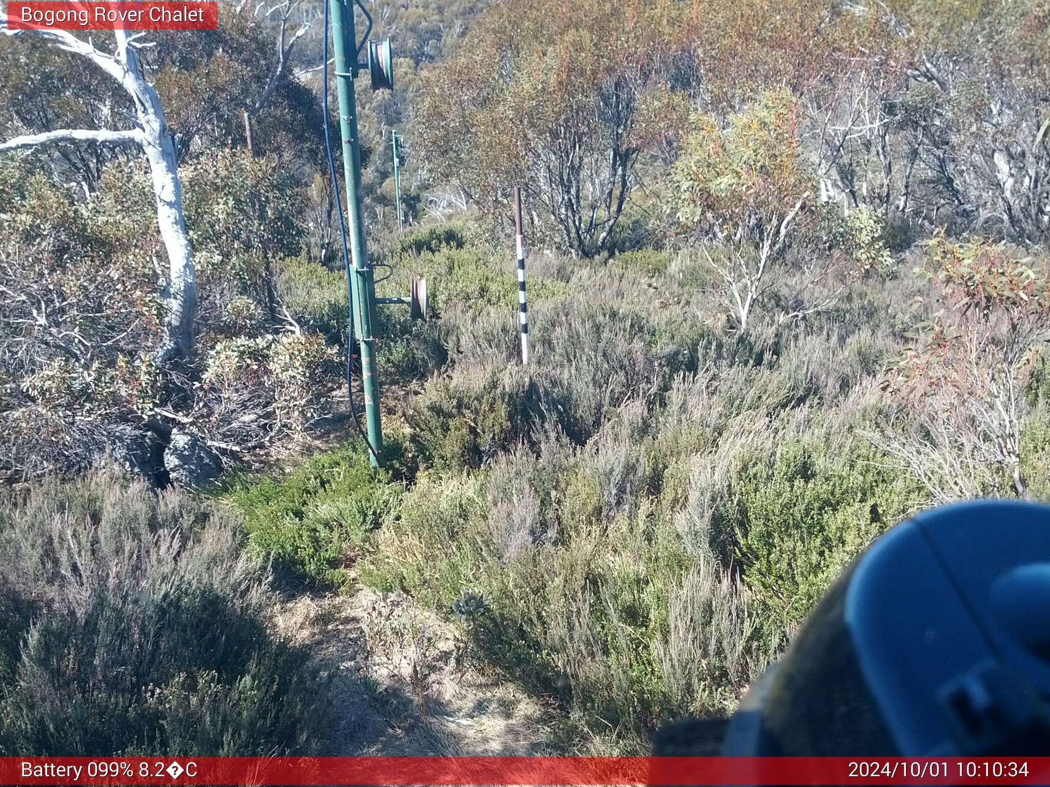 Bogong Web Cam 10:10am Tuesday 1st of October 2024