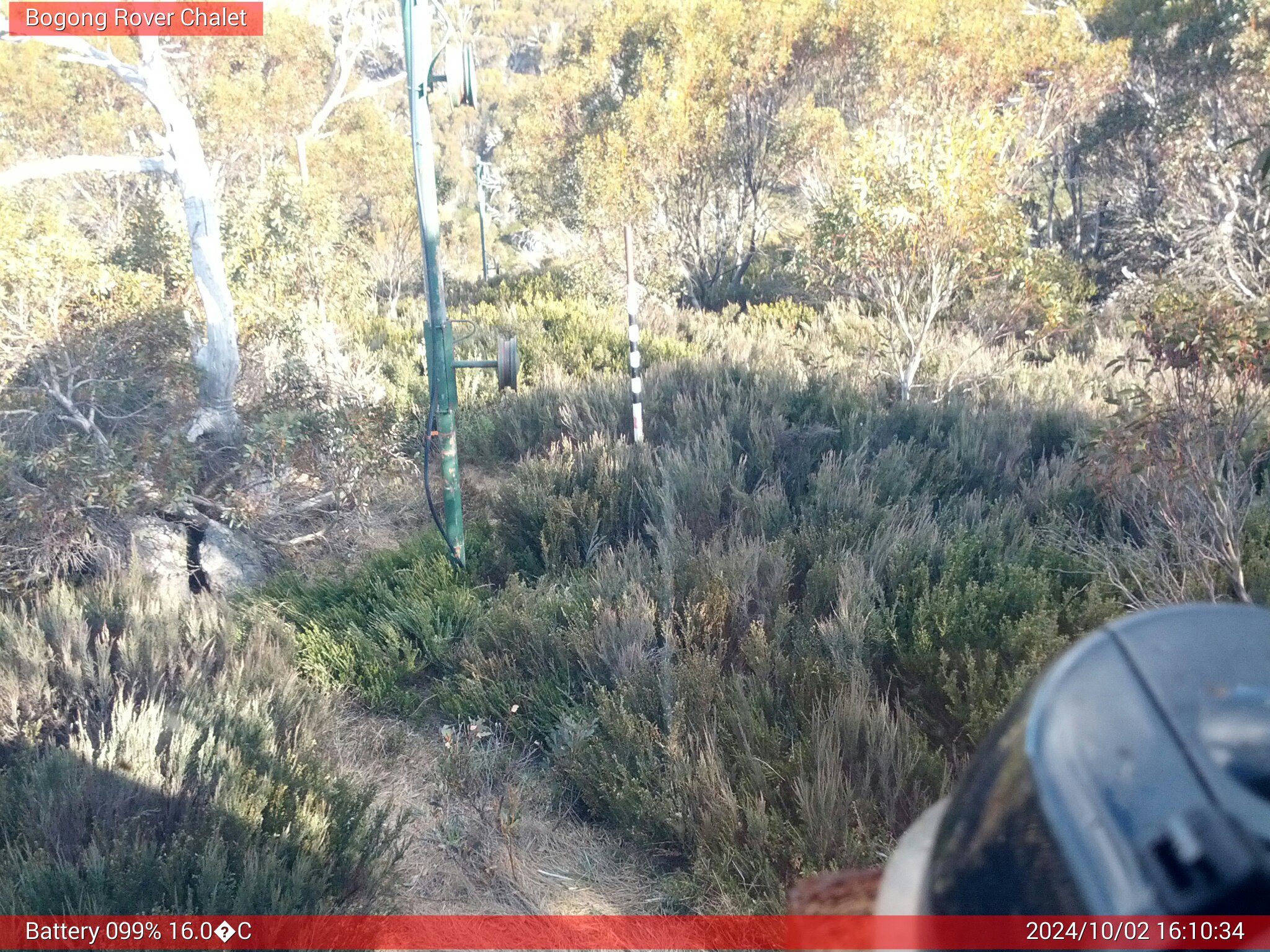 Bogong Web Cam 4:10pm Wednesday 2nd of October 2024