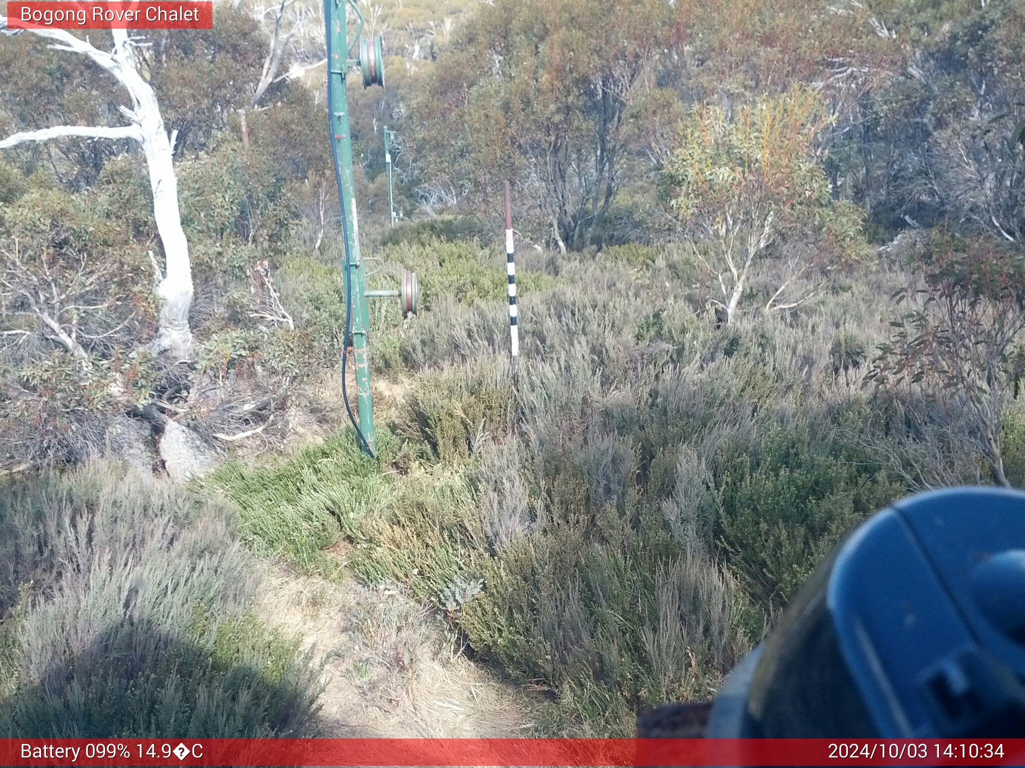 Bogong Web Cam 2:10pm Thursday 3rd of October 2024