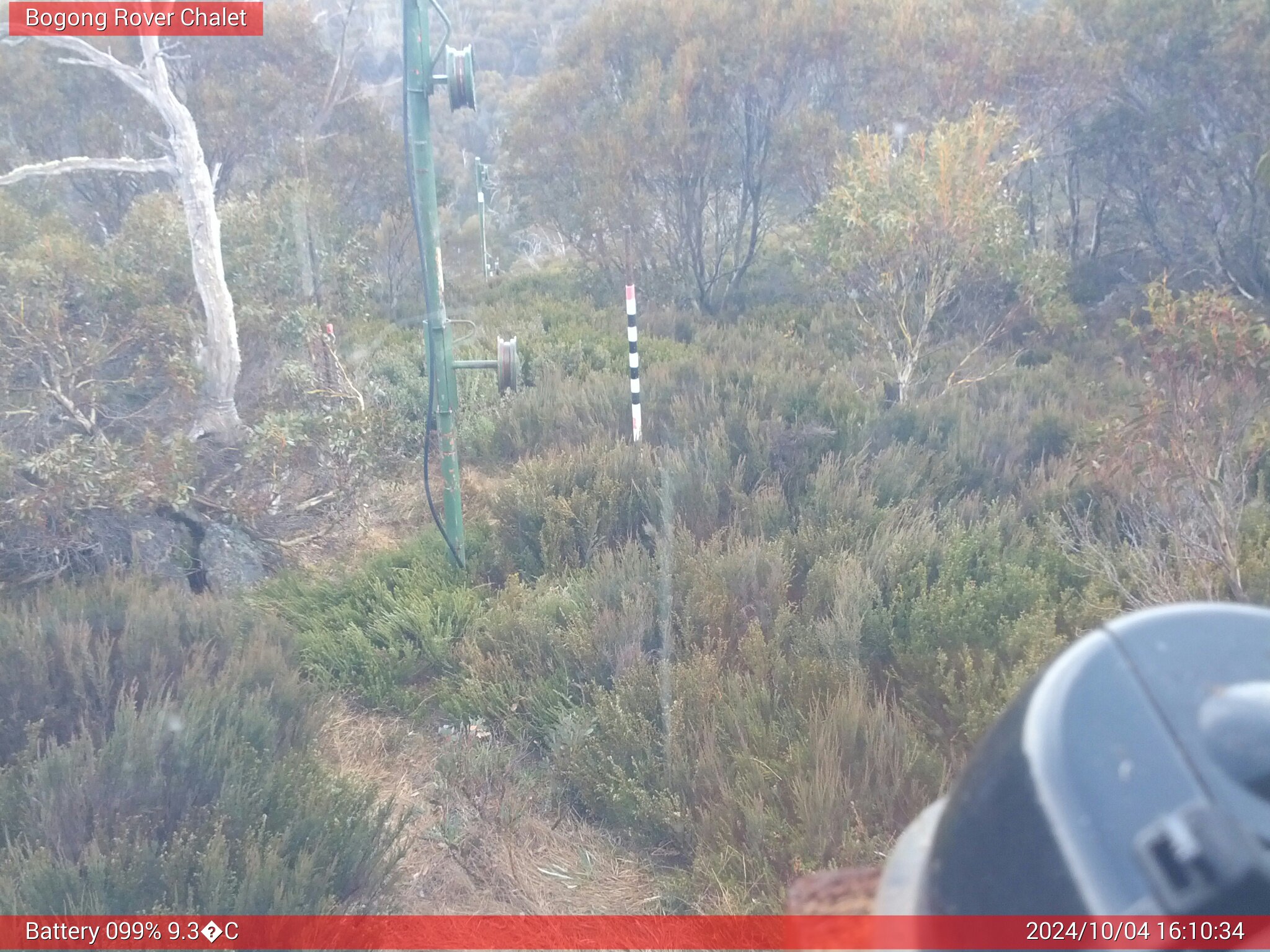 Bogong Web Cam 4:10pm Friday 4th of October 2024