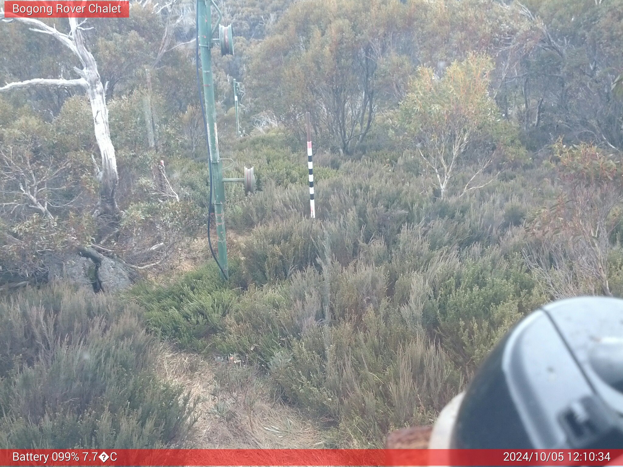 Bogong Web Cam 12:10pm Saturday 5th of October 2024