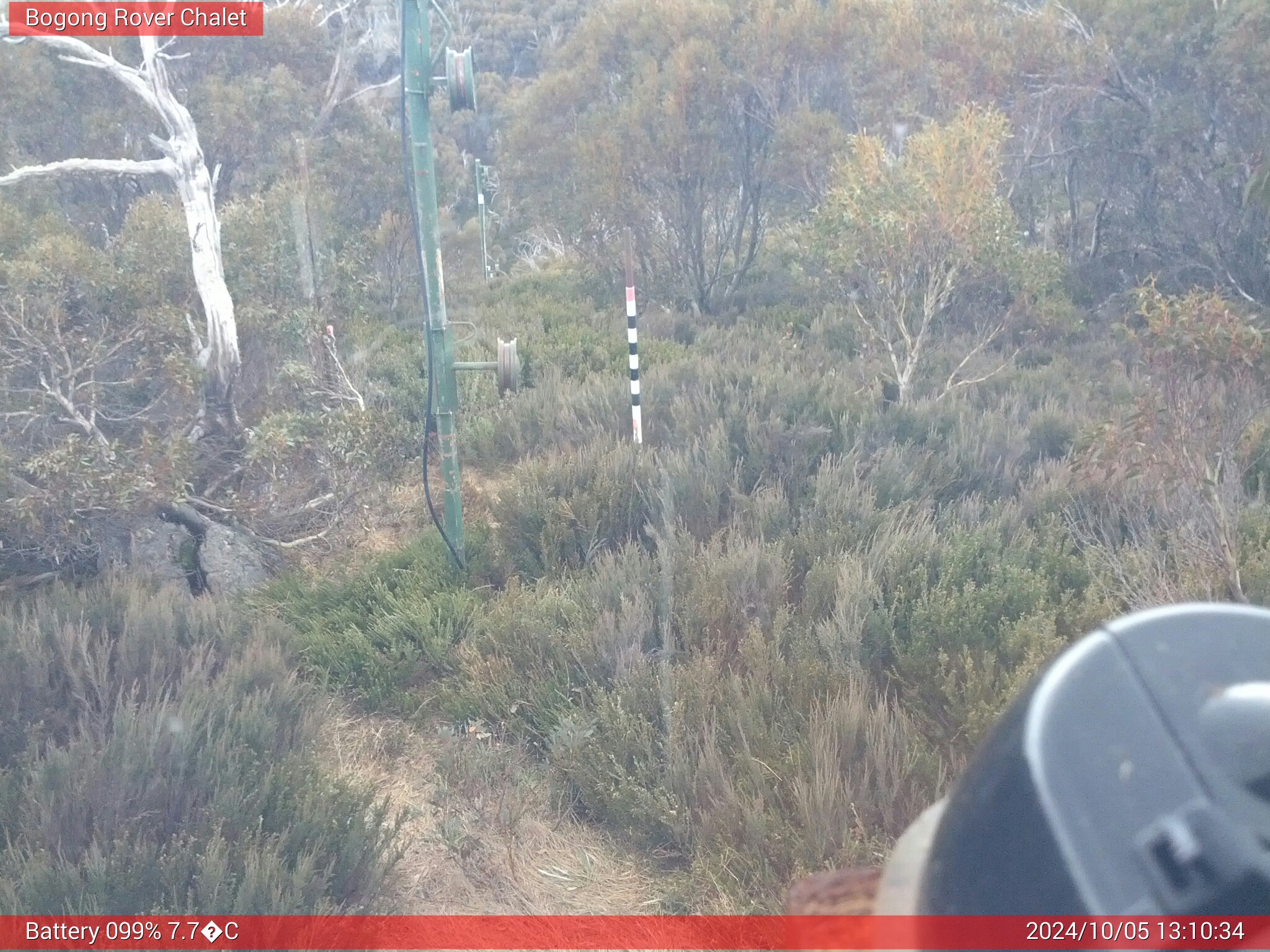 Bogong Web Cam 1:10pm Saturday 5th of October 2024