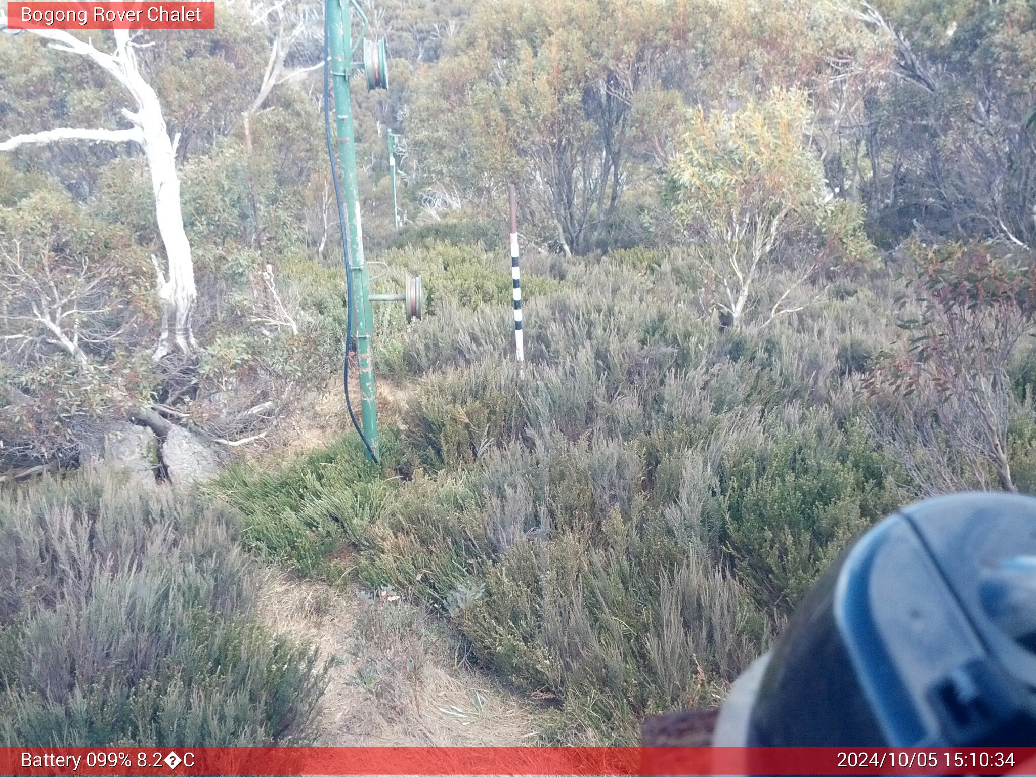 Bogong Web Cam 3:10pm Saturday 5th of October 2024