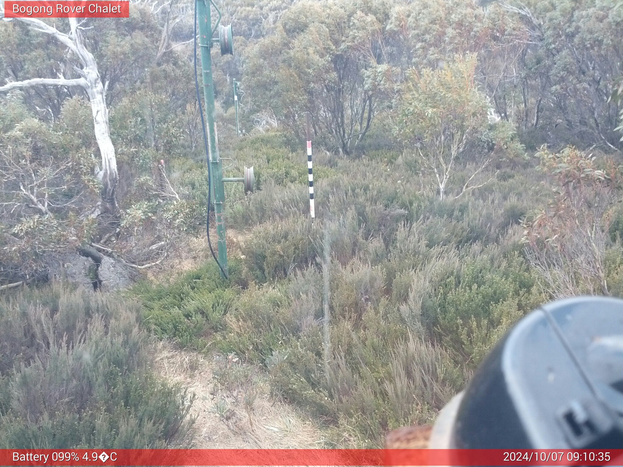 Bogong Web Cam 9:10am Monday 7th of October 2024