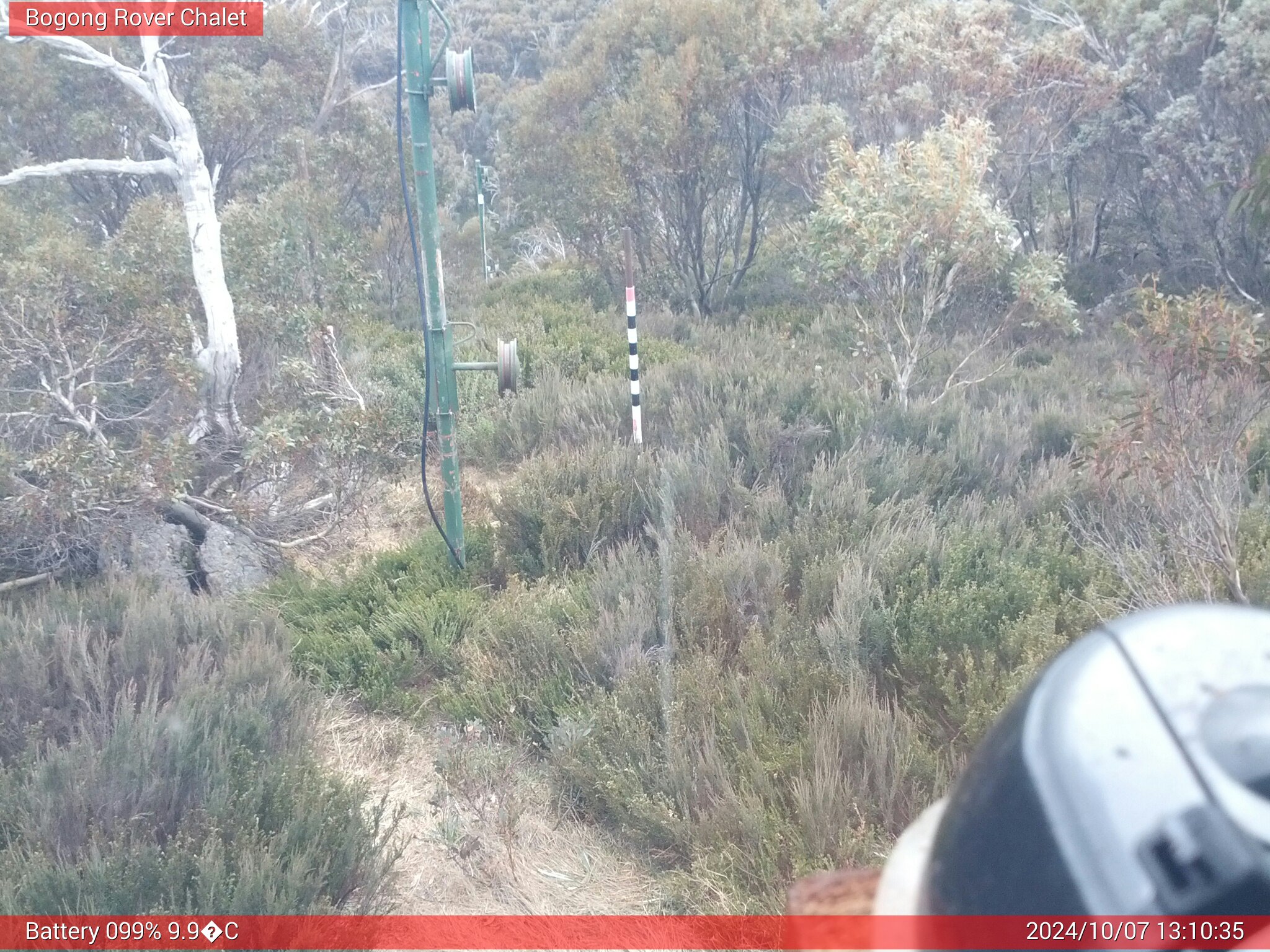 Bogong Web Cam 1:10pm Monday 7th of October 2024