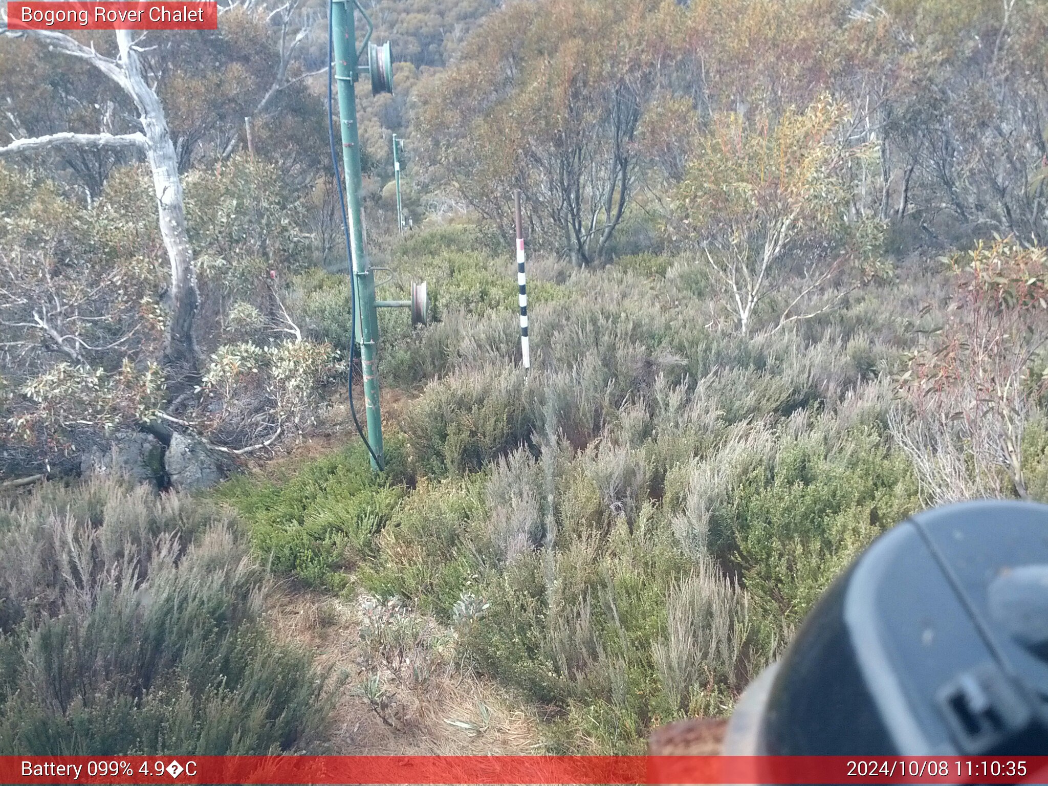 Bogong Web Cam 11:10am Tuesday 8th of October 2024