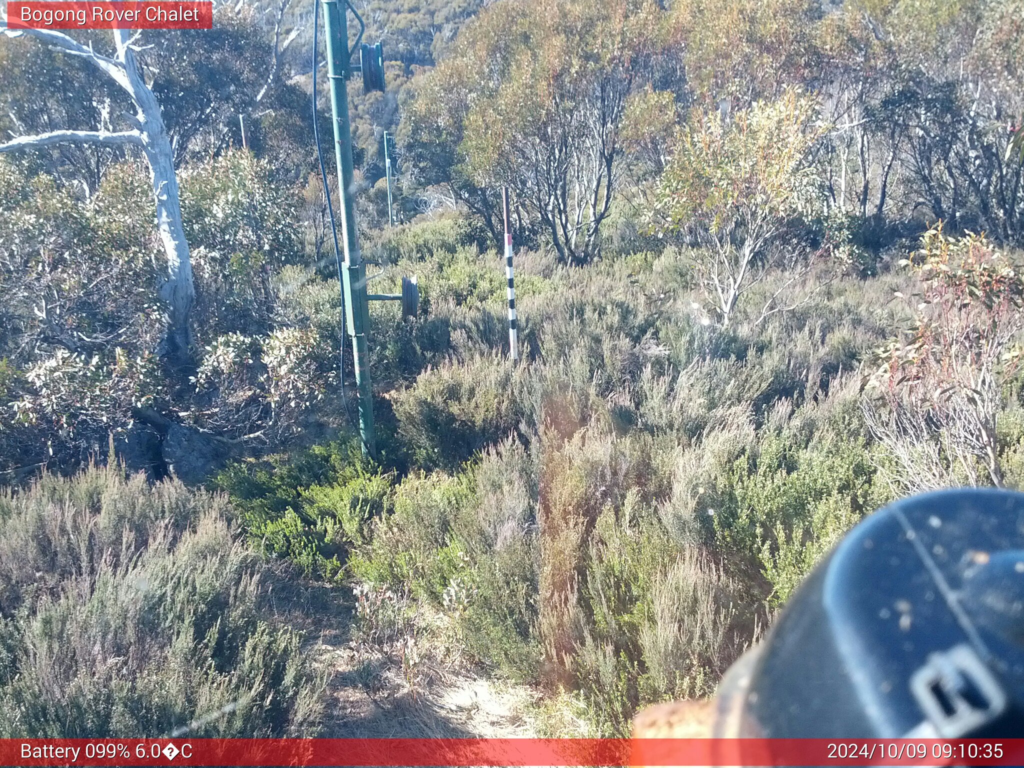 Bogong Web Cam 9:10am Wednesday 9th of October 2024