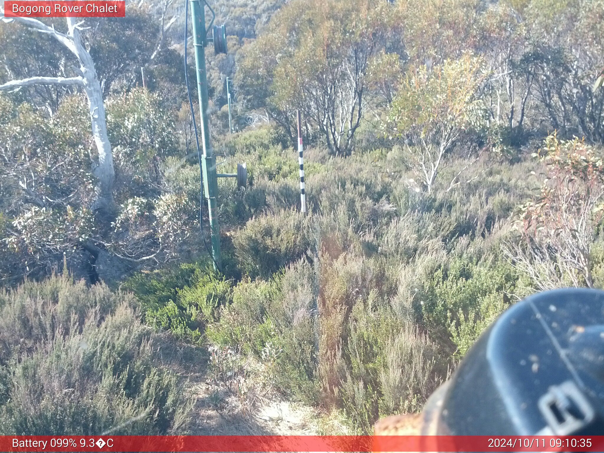 Bogong Web Cam 9:10am Friday 11th of October 2024