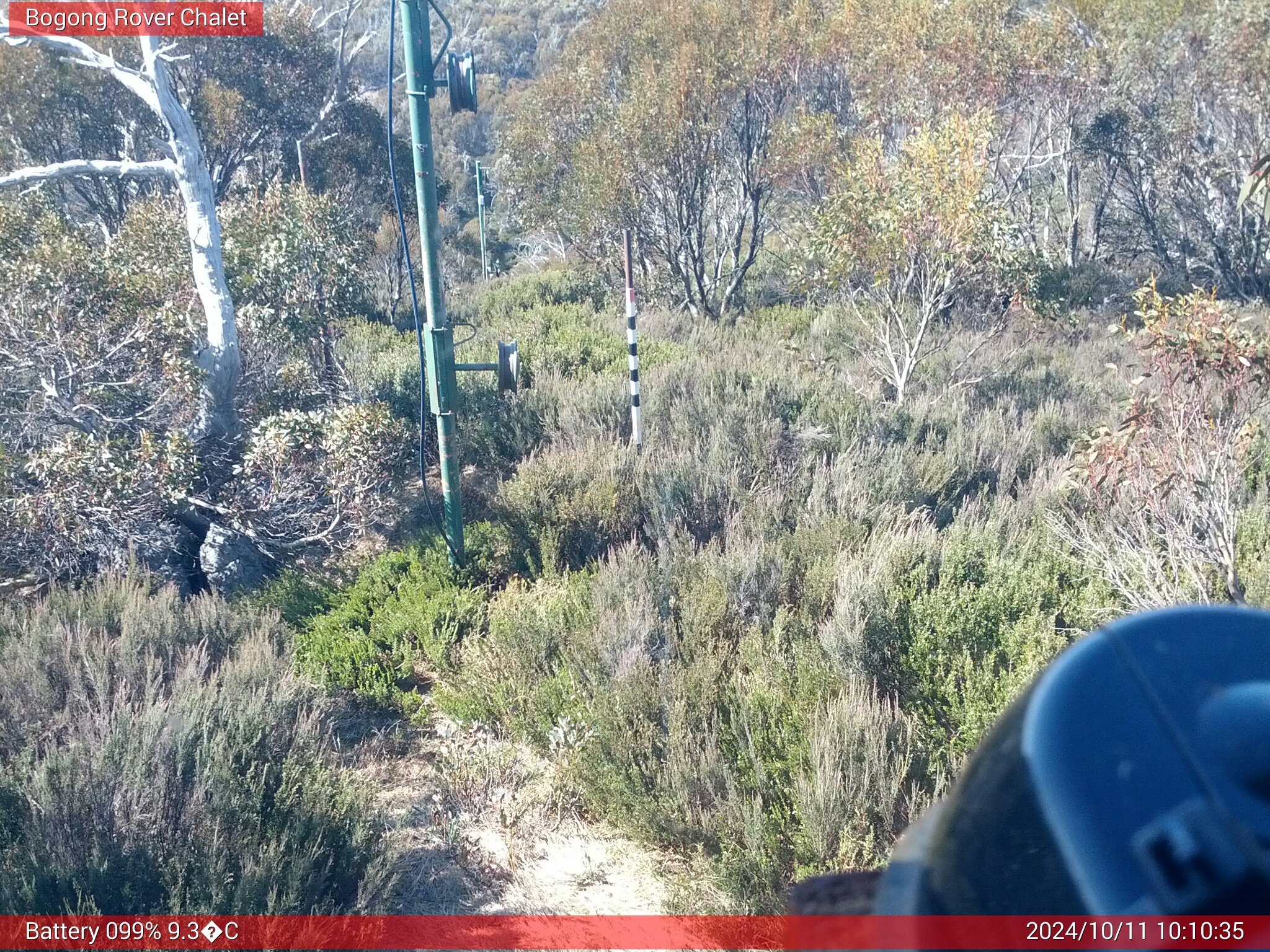 Bogong Web Cam 10:10am Friday 11th of October 2024