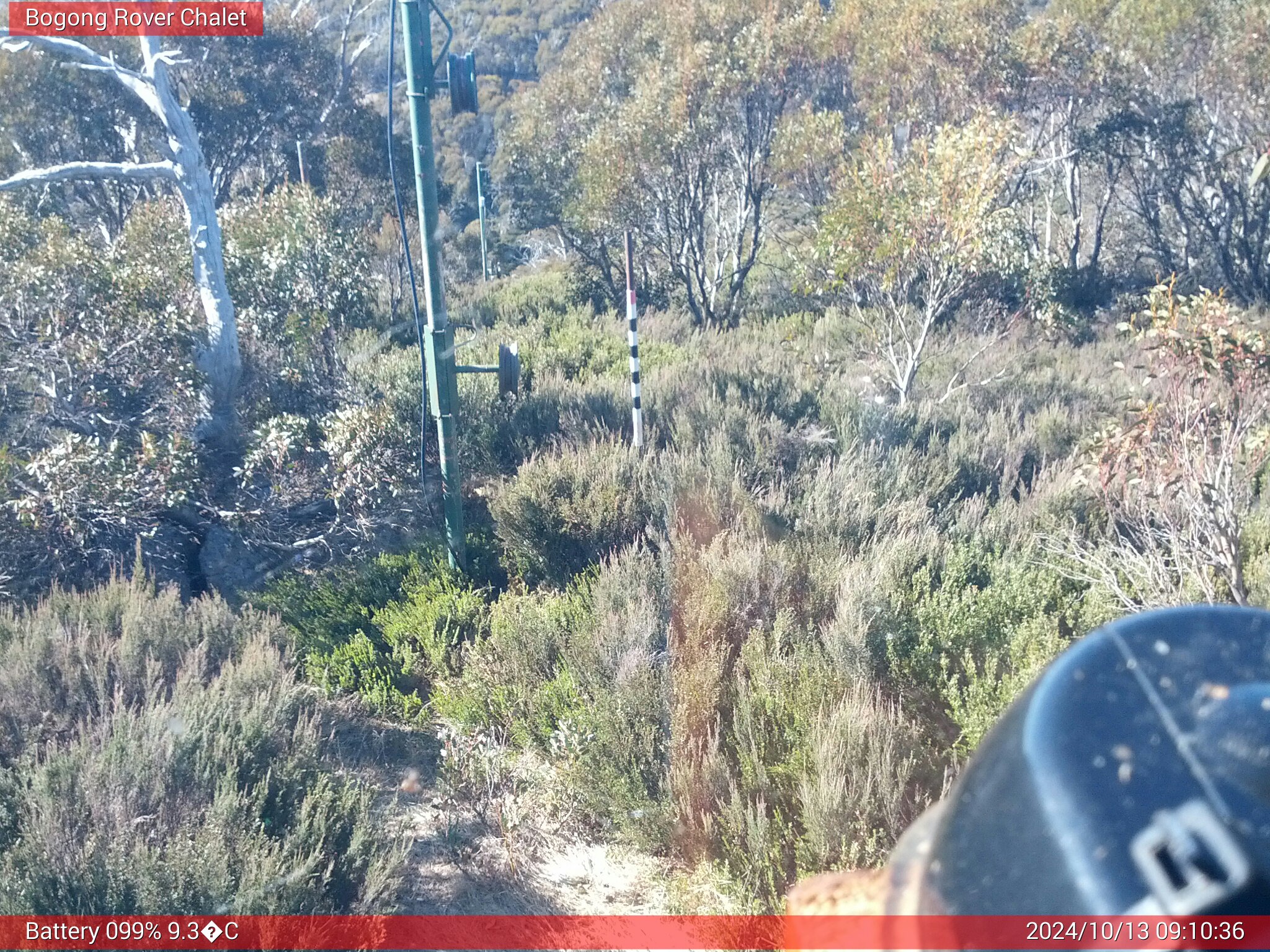 Bogong Web Cam 9:10am Sunday 13th of October 2024