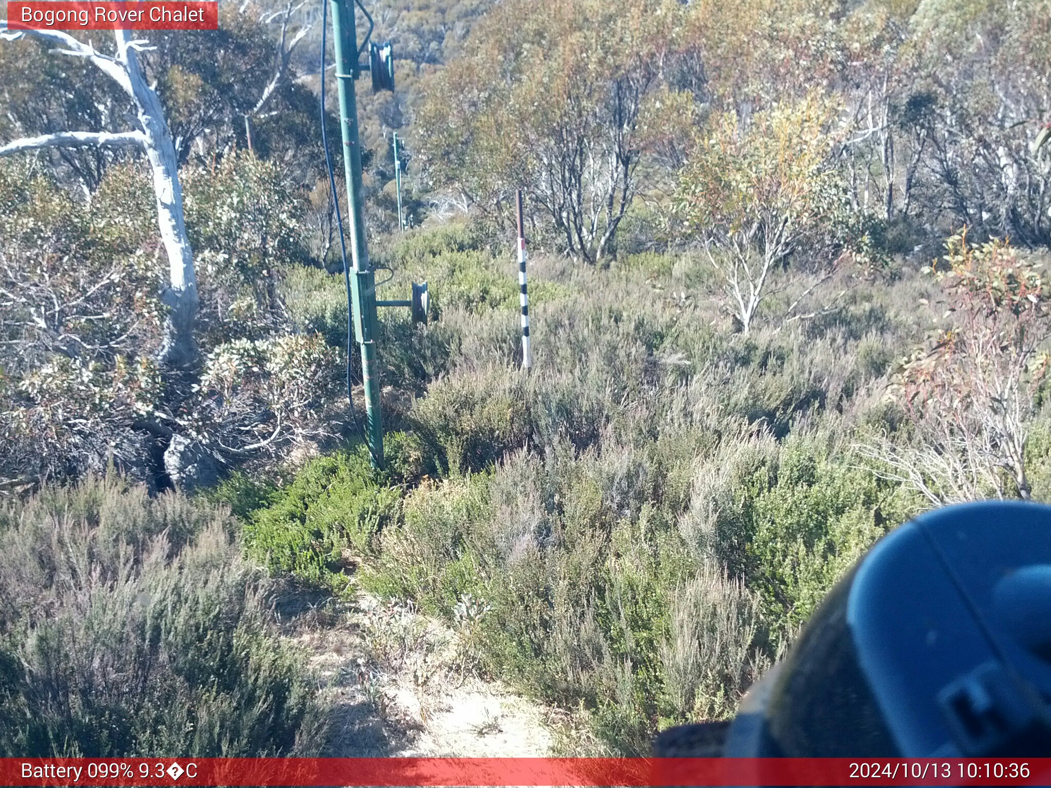 Bogong Web Cam 10:10am Sunday 13th of October 2024