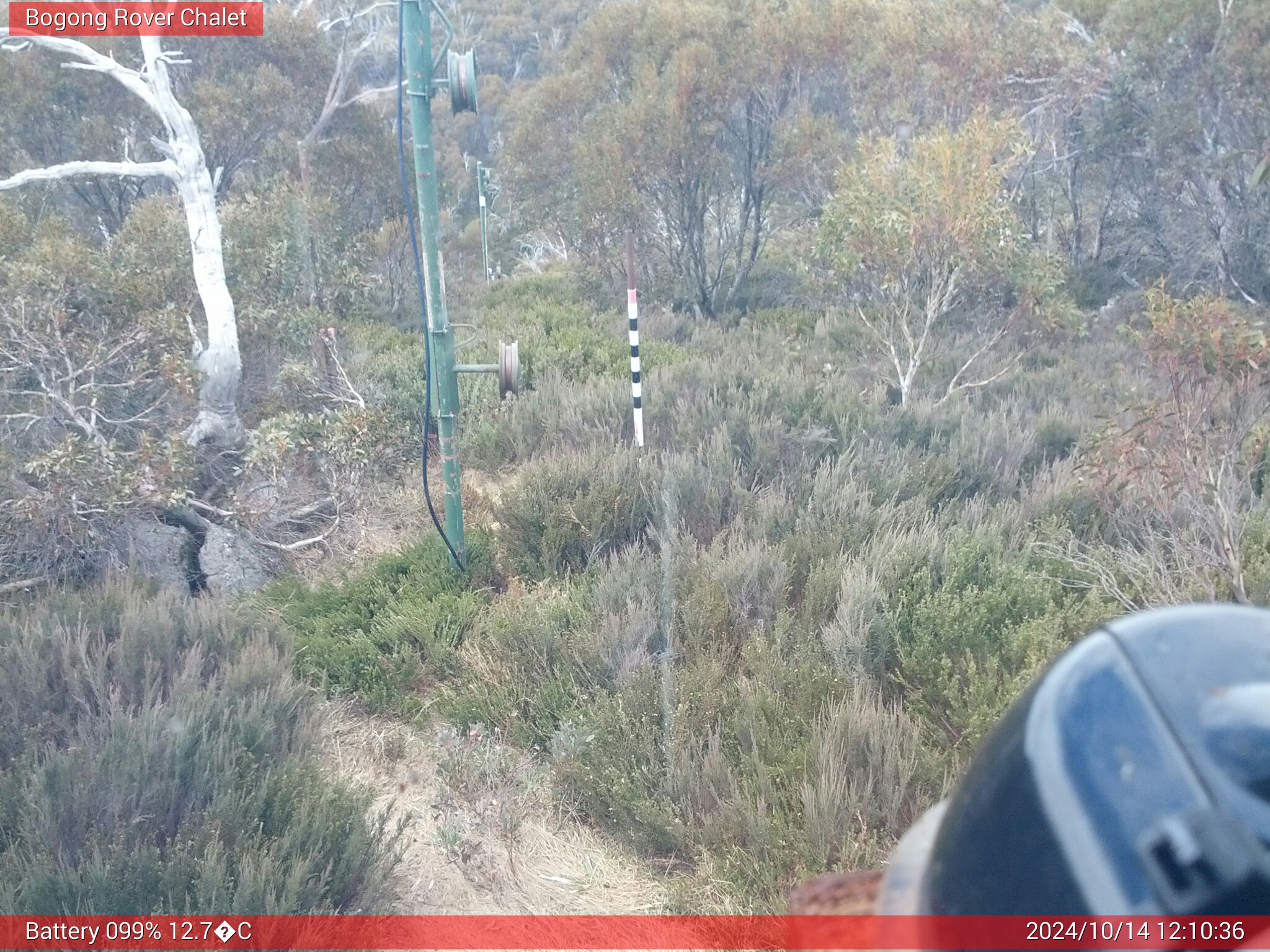 Bogong Web Cam 12:10pm Monday 14th of October 2024