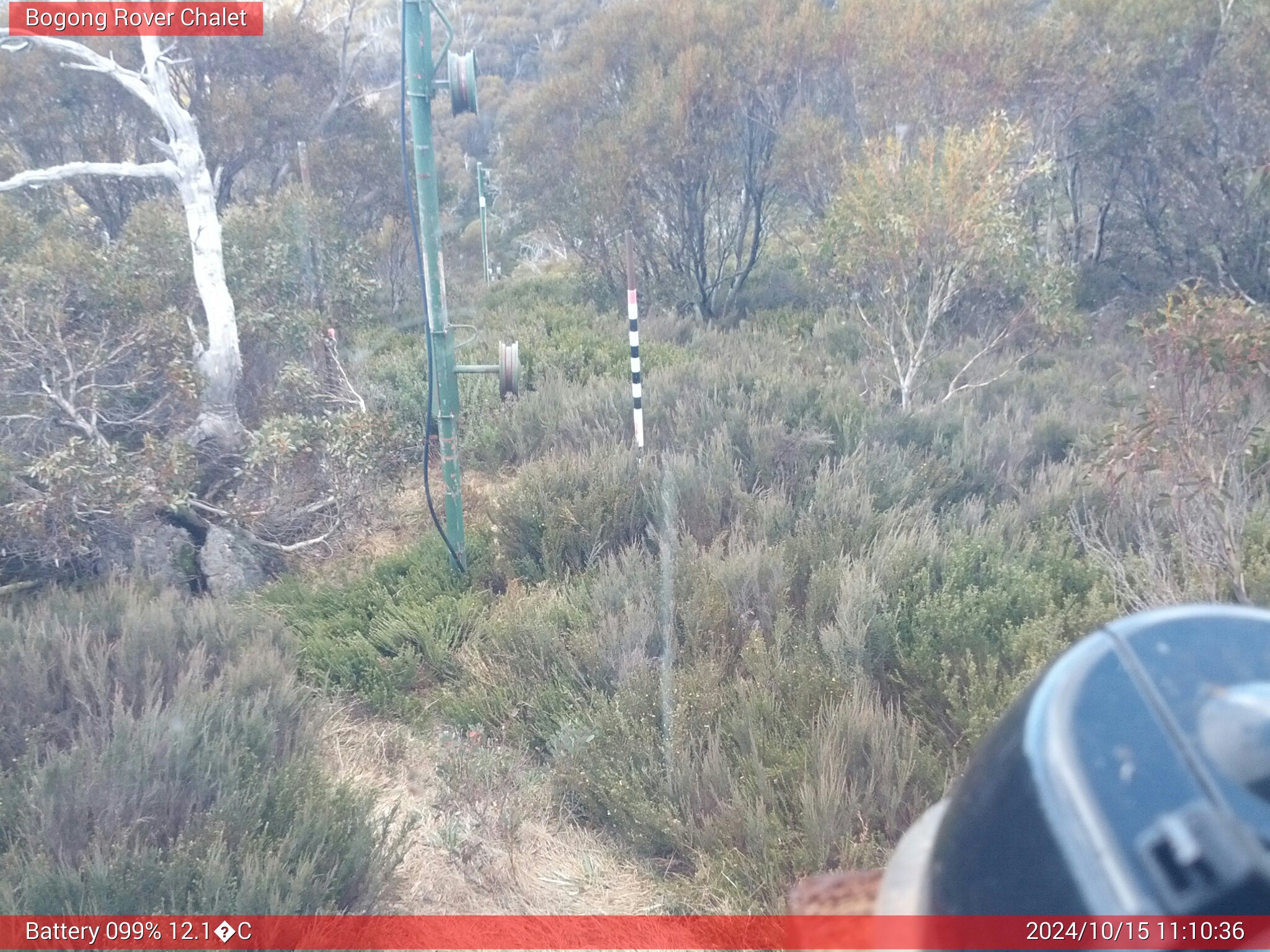 Bogong Web Cam 11:10am Tuesday 15th of October 2024