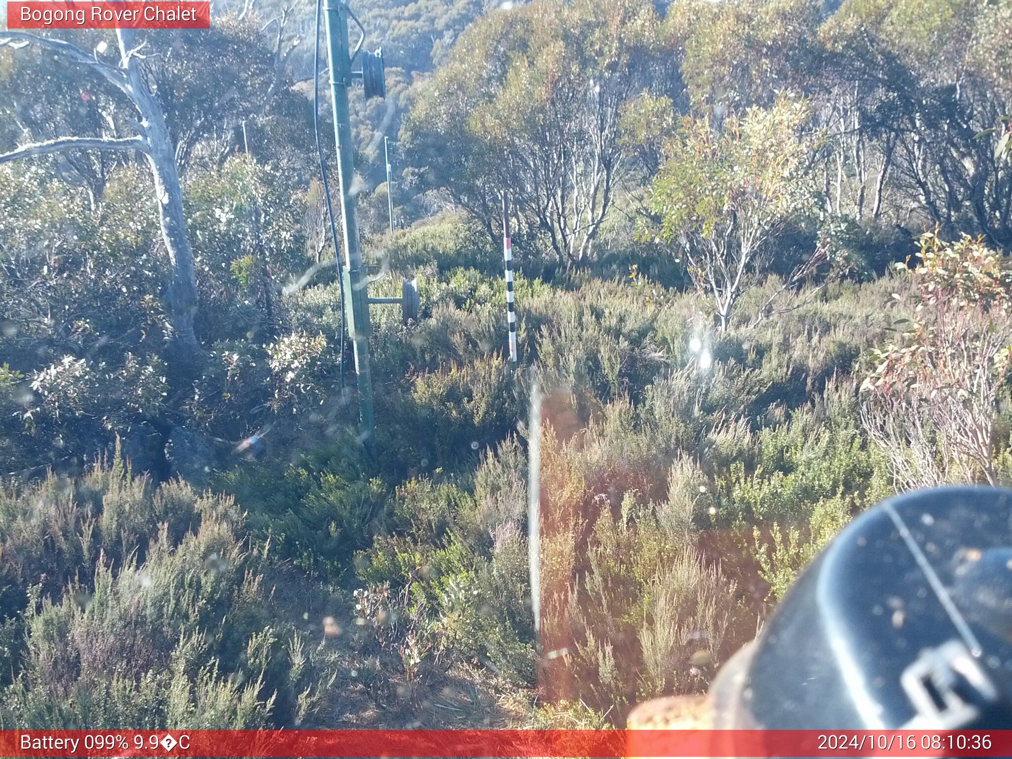 Bogong Web Cam 8:10am Wednesday 16th of October 2024