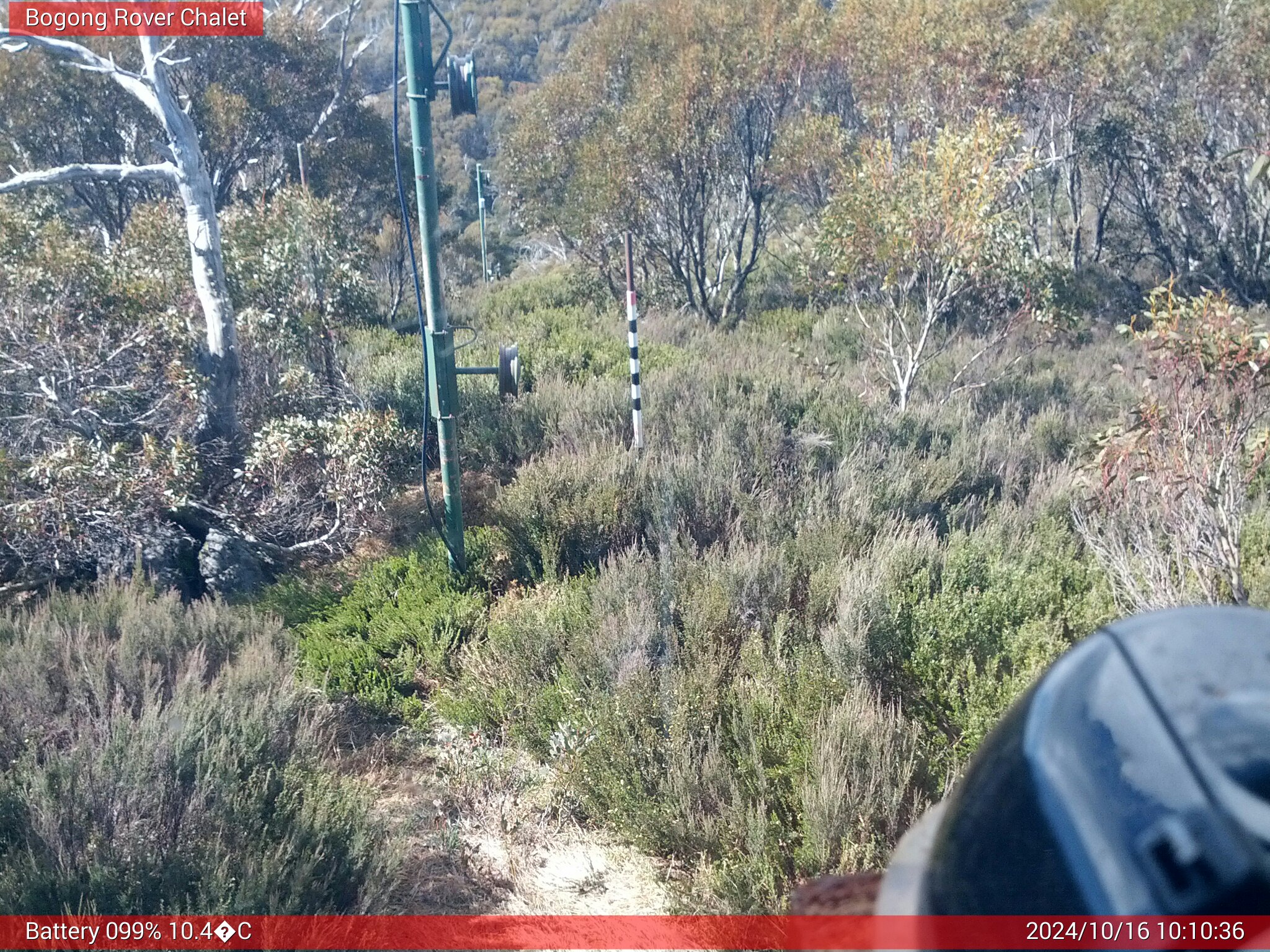 Bogong Web Cam 10:10am Wednesday 16th of October 2024