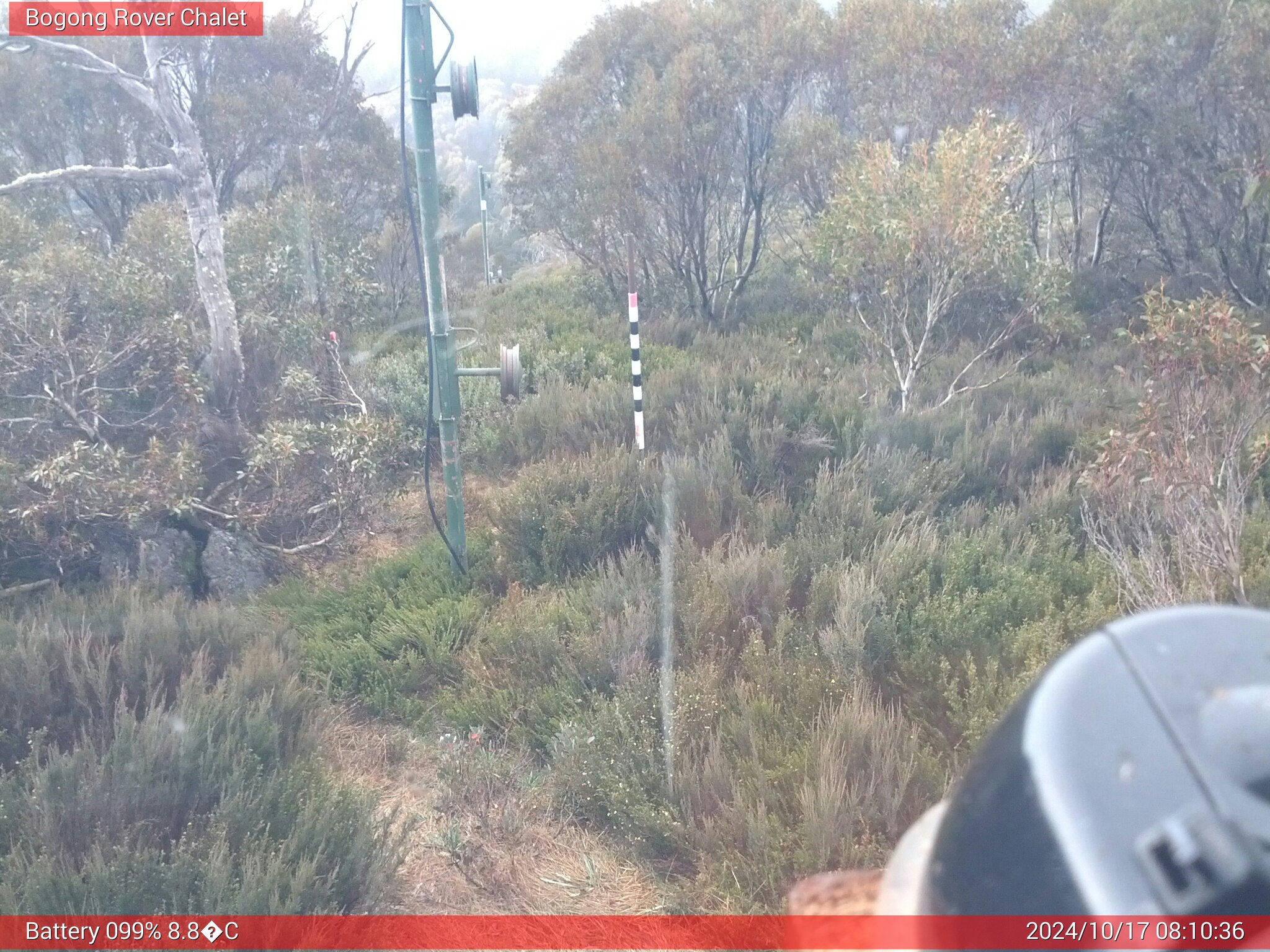 Bogong Web Cam 8:10am Thursday 17th of October 2024