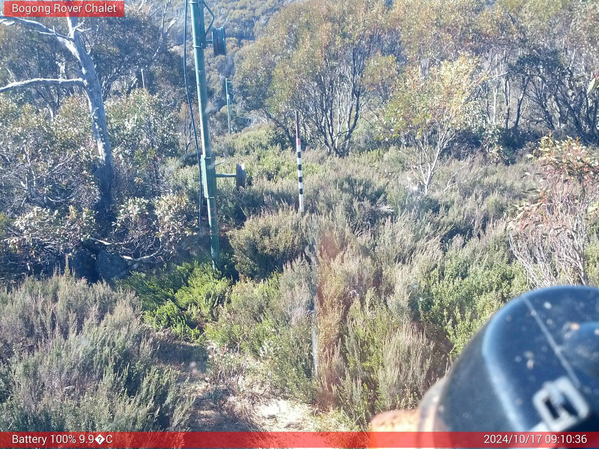 Bogong Web Cam 9:10am Thursday 17th of October 2024