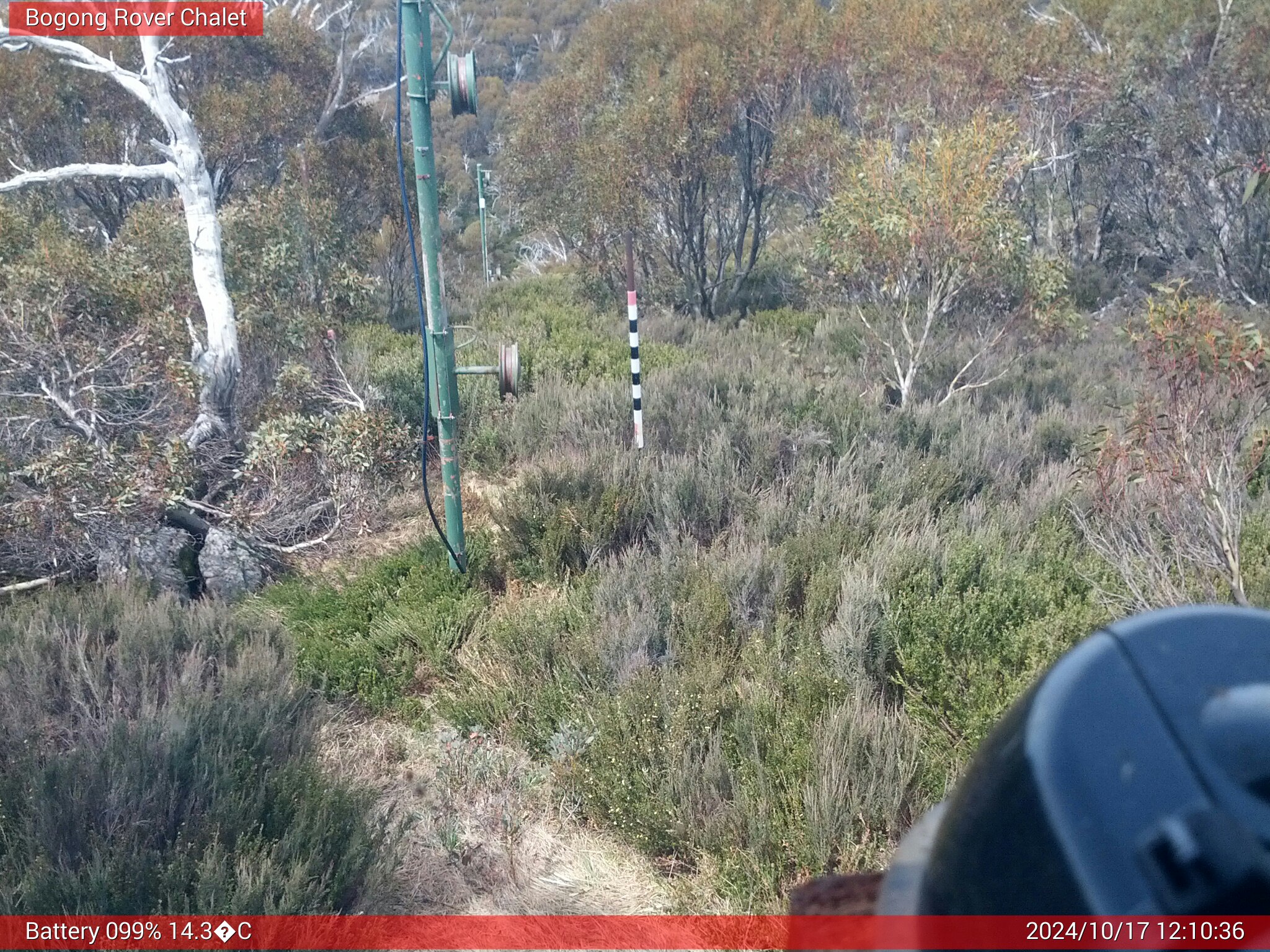 Bogong Web Cam 12:10pm Thursday 17th of October 2024