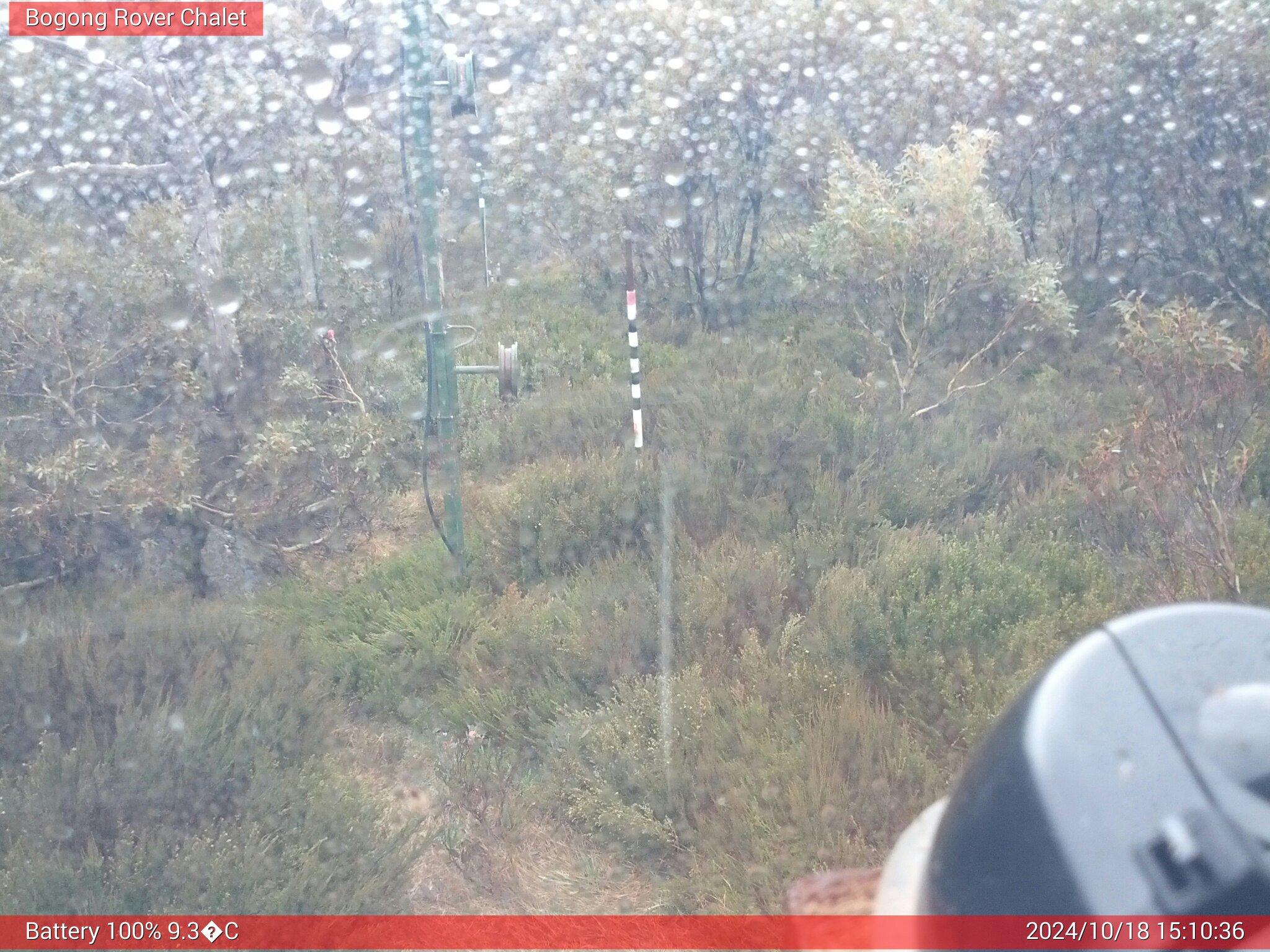 Bogong Web Cam 3:10pm Friday 18th of October 2024