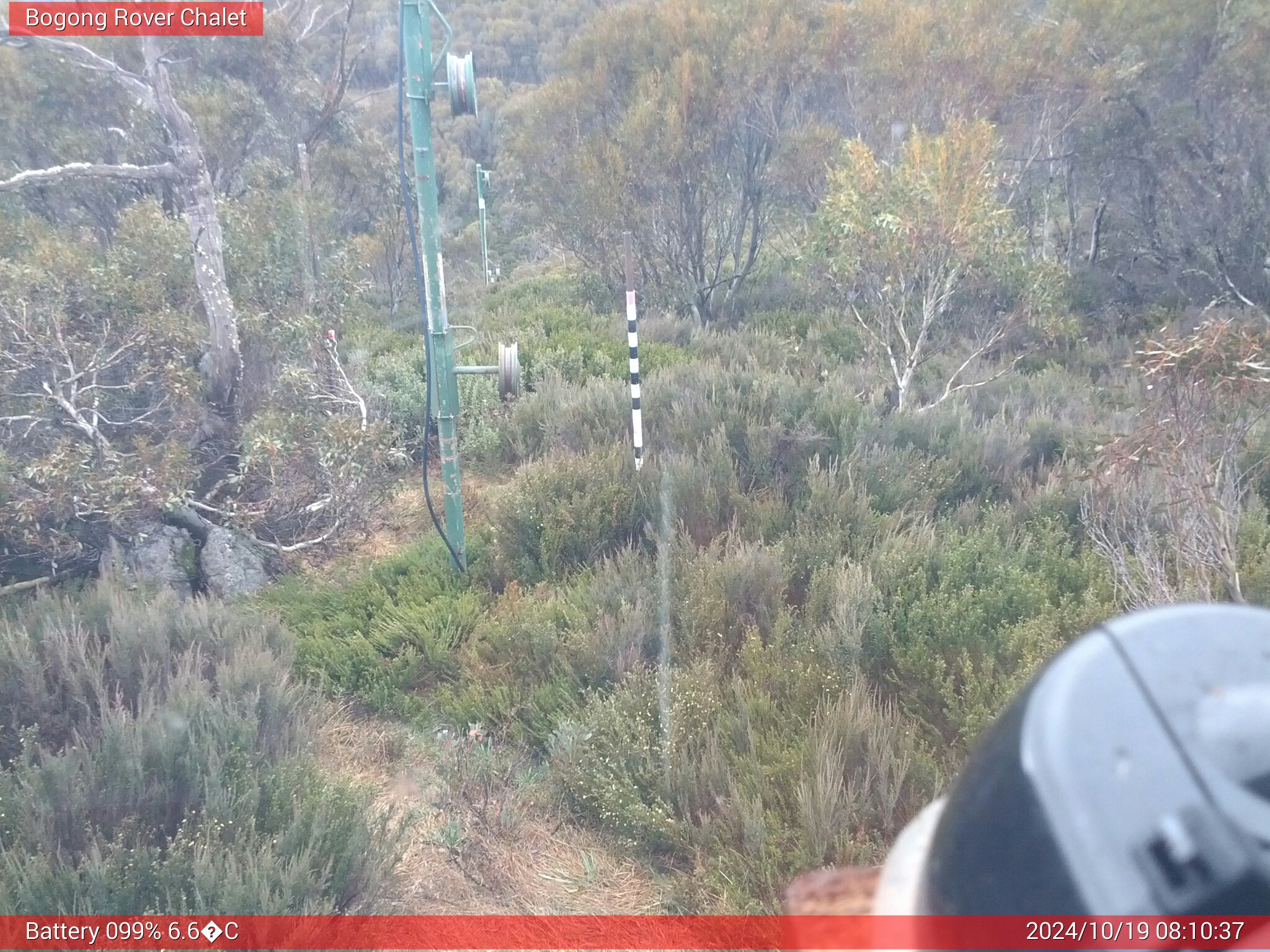 Bogong Web Cam 8:10am Saturday 19th of October 2024