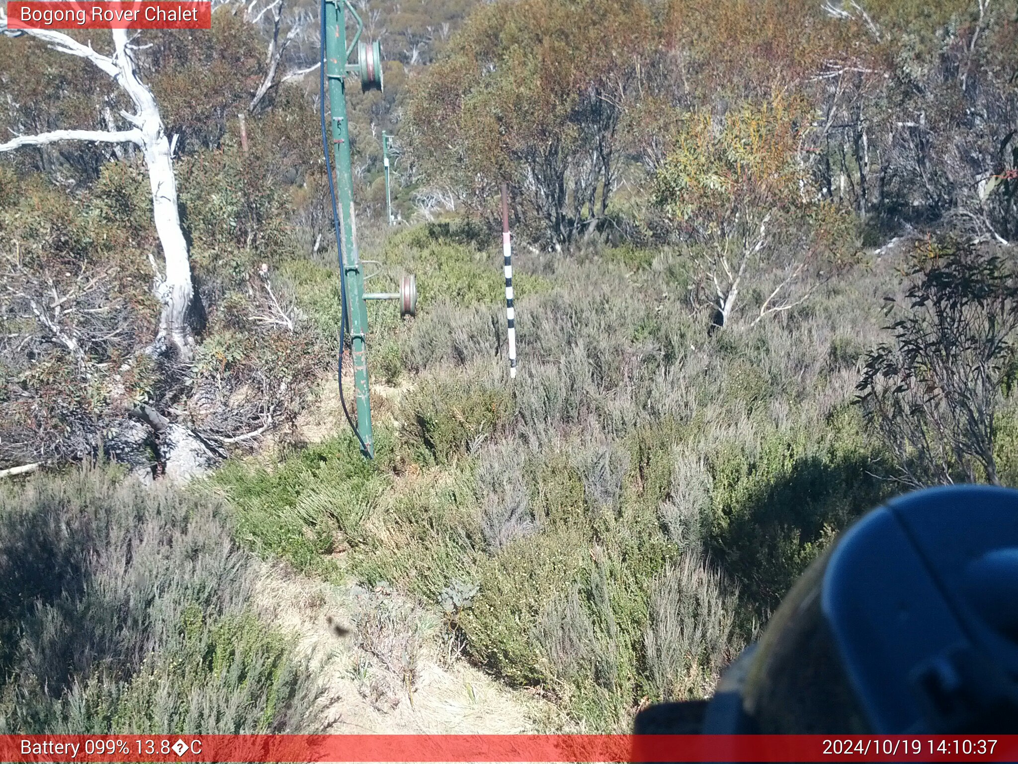 Bogong Web Cam 2:10pm Saturday 19th of October 2024