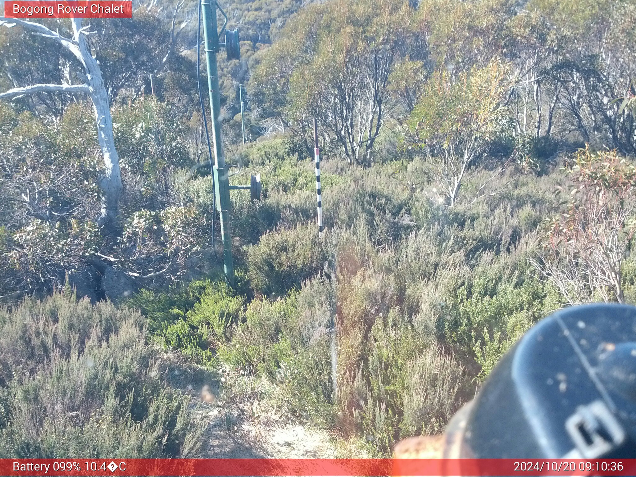 Bogong Web Cam 9:10am Sunday 20th of October 2024