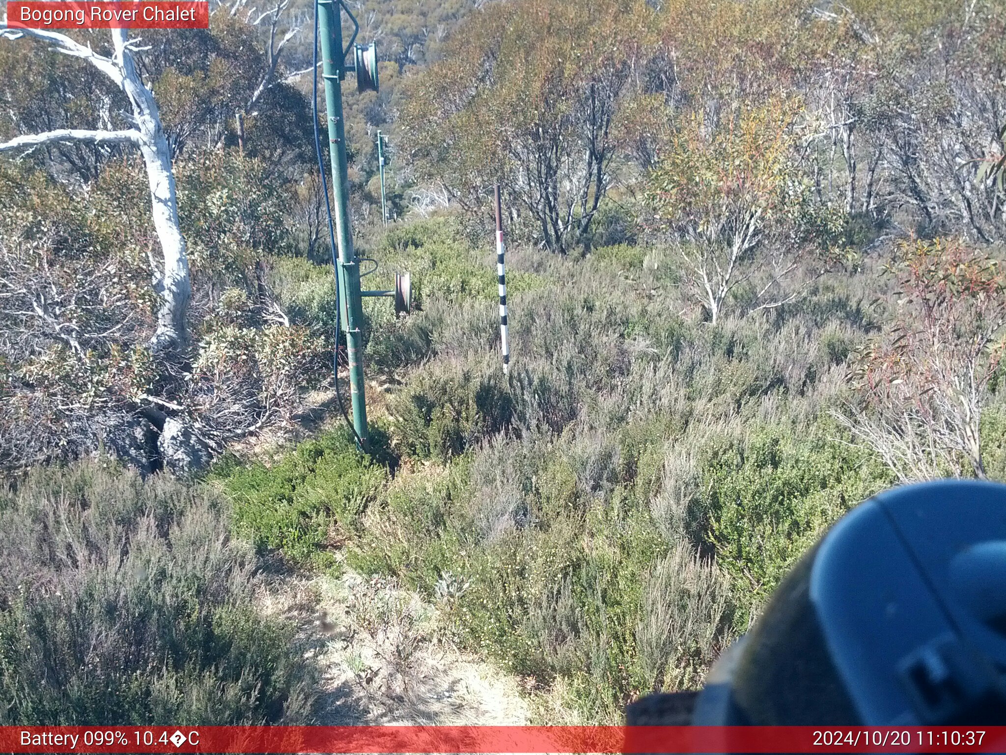 Bogong Web Cam 11:10am Sunday 20th of October 2024